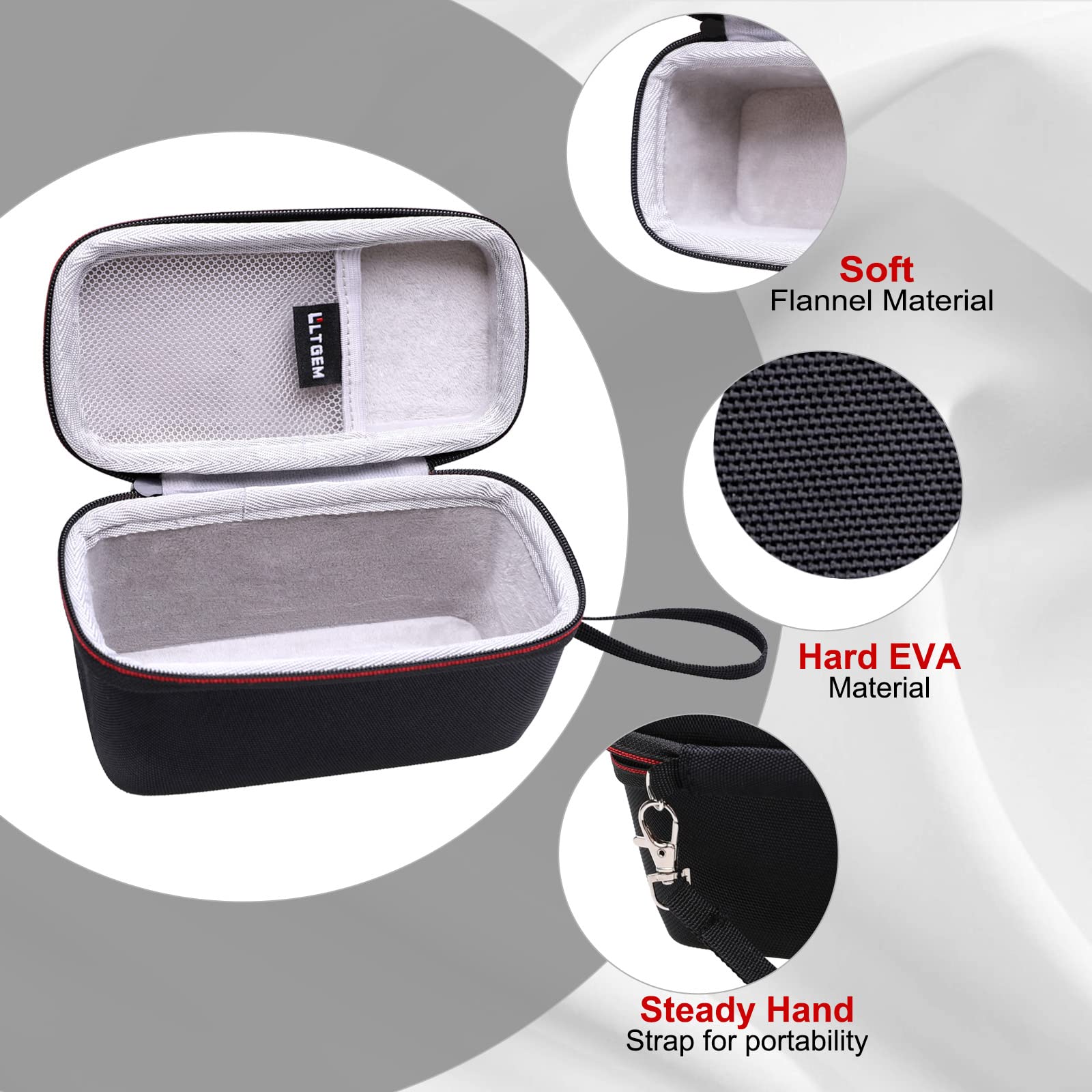 Monocular Case. Ltgem Hard Carrying Case Compatible For Vabsce/Night Digital Night Vision Monocular (6.5X3.4X3.0)   Protective C