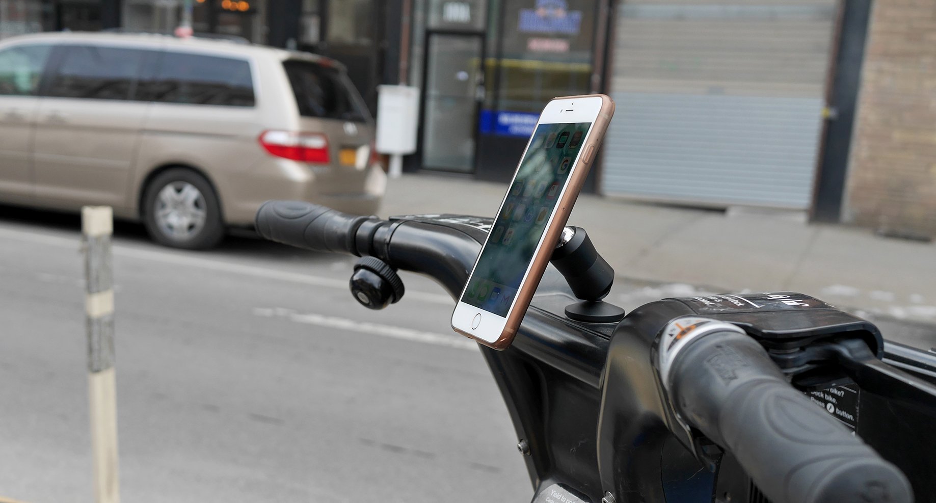 Clutchit The Original Dual Magnetic Movable Phone Holder And Tablet Mount (Rose Gold)