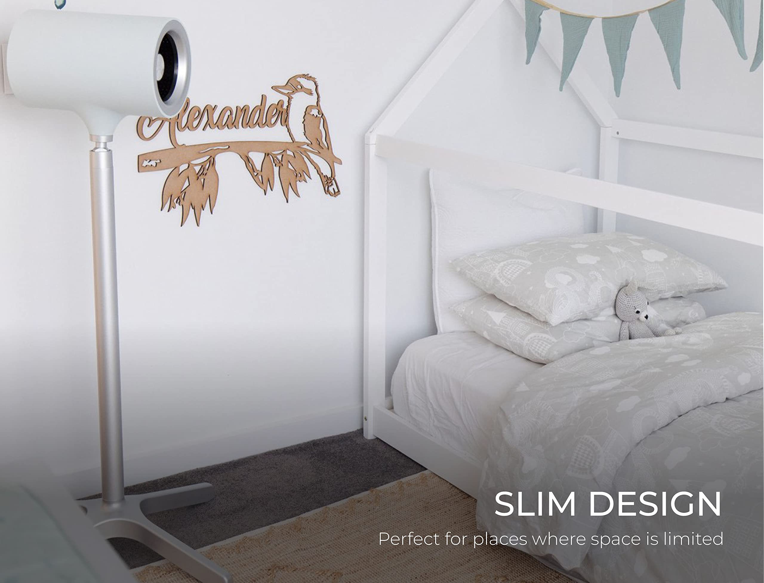 Everdure 49.4 Inch Indoor/Outdoor Pedestal Fan, 6 Speed Settings, Targeted Airflow Control, Oscillating Fan, Remote Control Incl