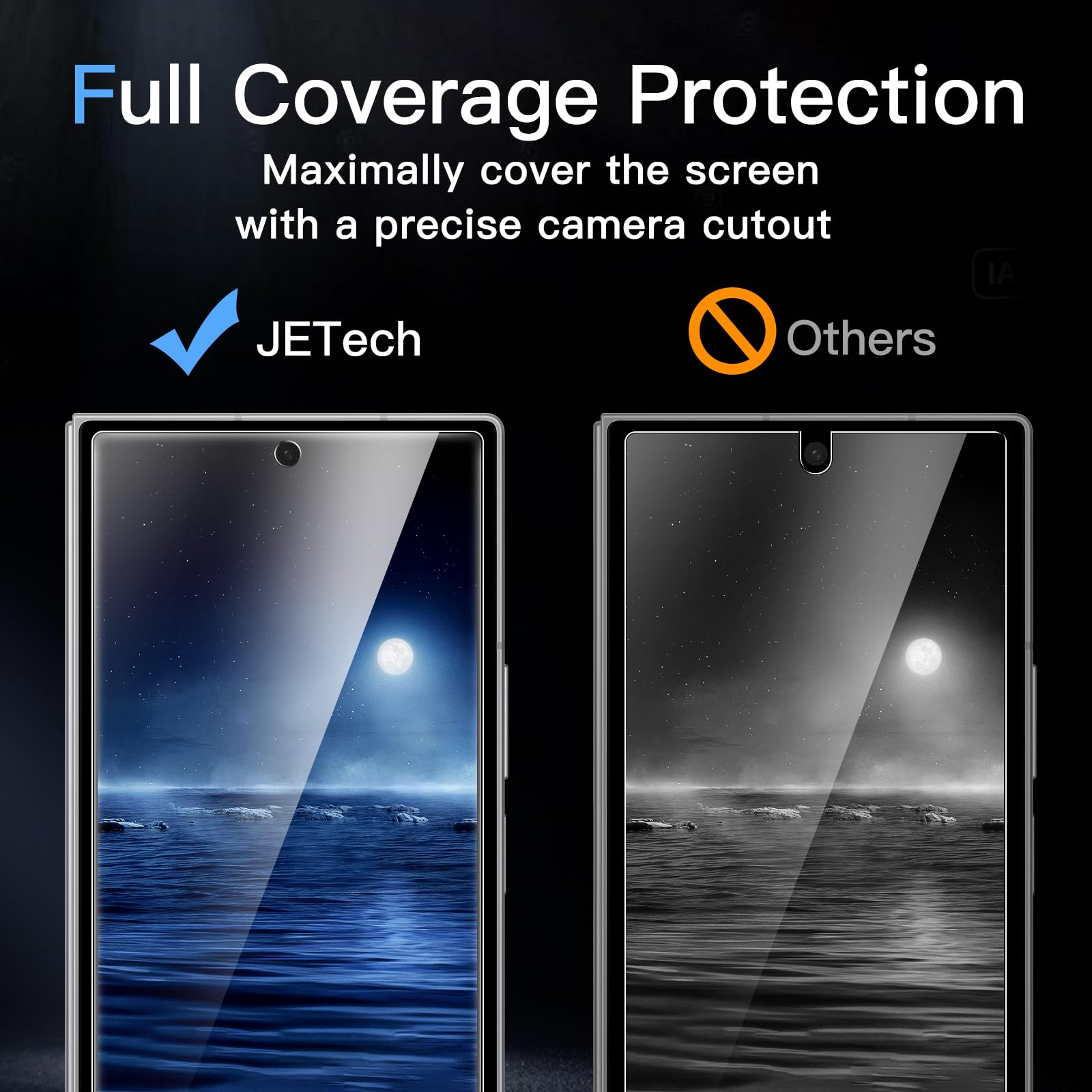 Jetech Front Screen Protector For Samsung Galaxy Z Fold 7 2025, Full Coverage Pet Film, Case Friendly, Hd Clear, 3-Pack
