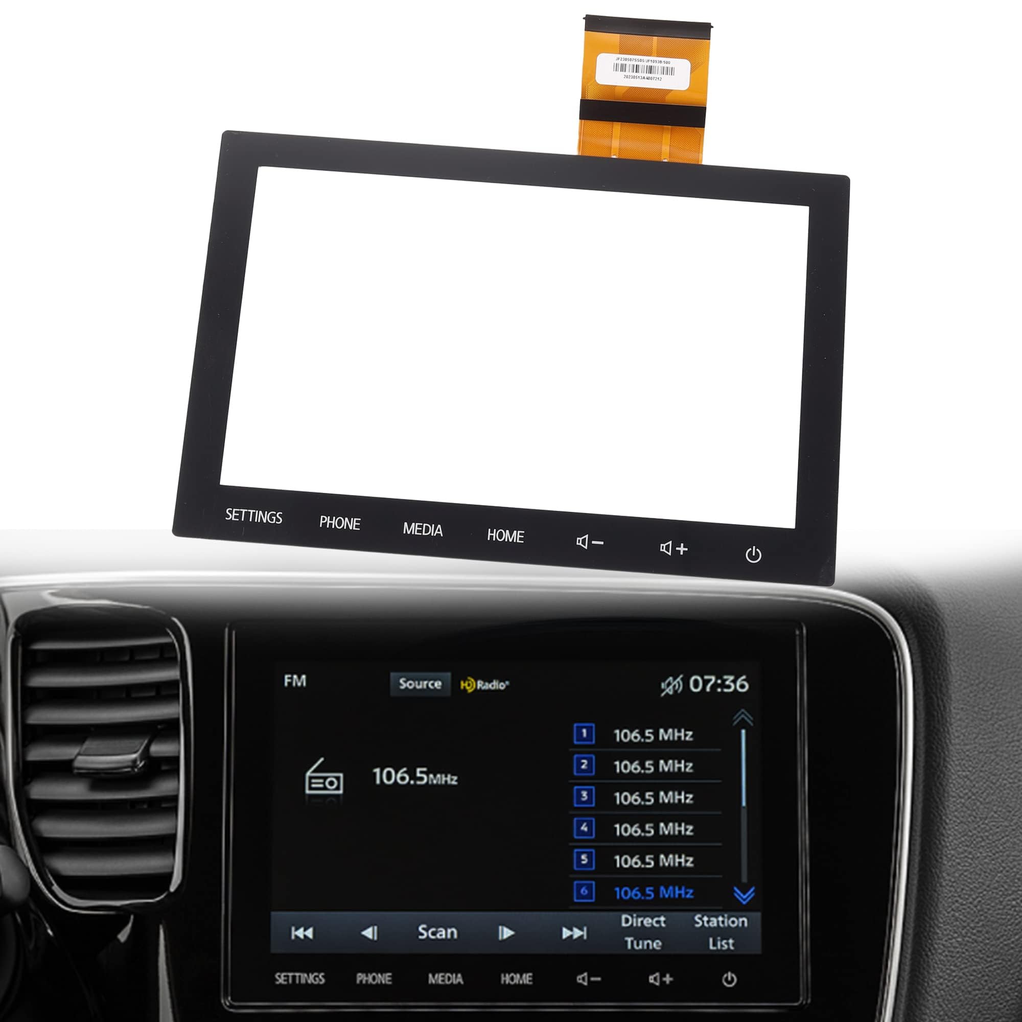 Dasbecan 8 Touch Screen Without Lcd Compatible With 2020 2021 2022 Mitsubishi Outlander Replaces 8740A103 8740A098