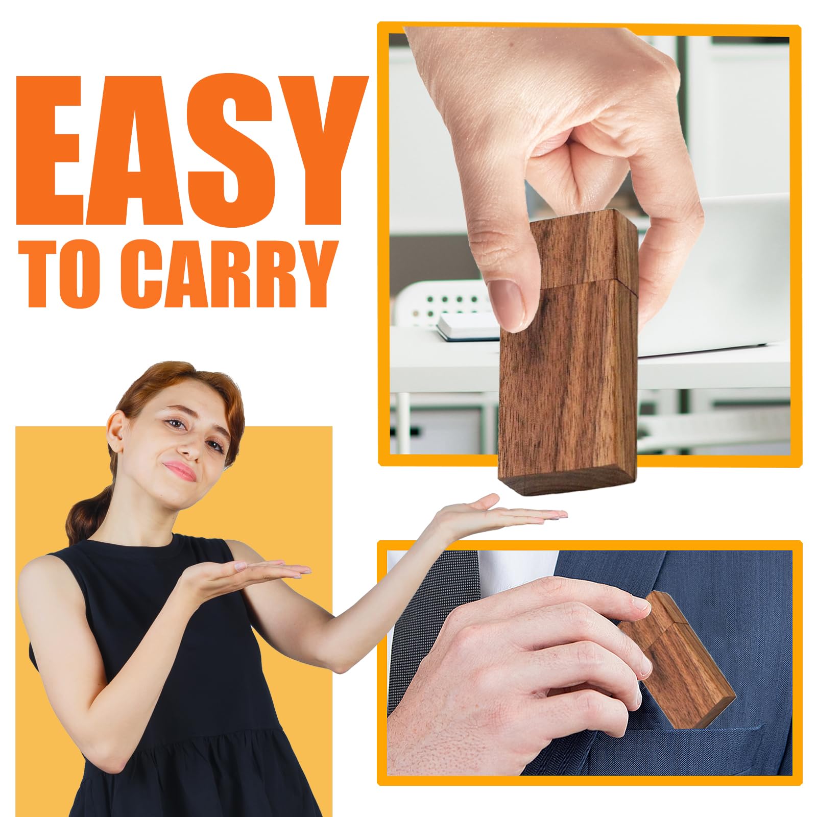 Wood Flash Drives 8Gb, Tatmohik Usb 2.0 Walnut Wood Usb Thumb Drives 10 Pack Wood Usb Drive Memory Stick Pen Drive Bulk(10 Pack