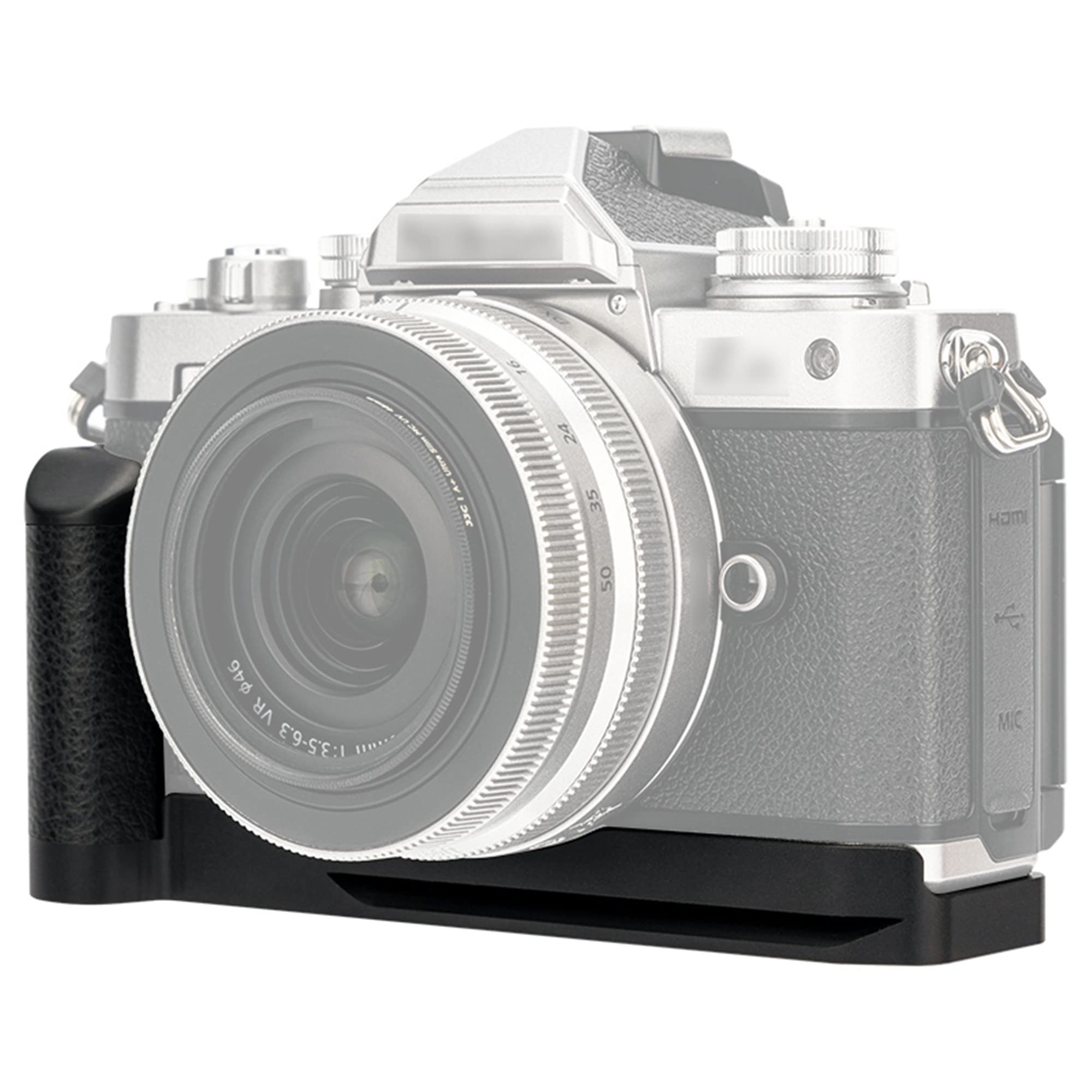 Jjc Solid Metal Hand Grip Secure Quick Release Plate L Bracket Holder For Nikon Zfc Z Fc Camera Replaces Nikon Z Fc Gr1 Hand Gri