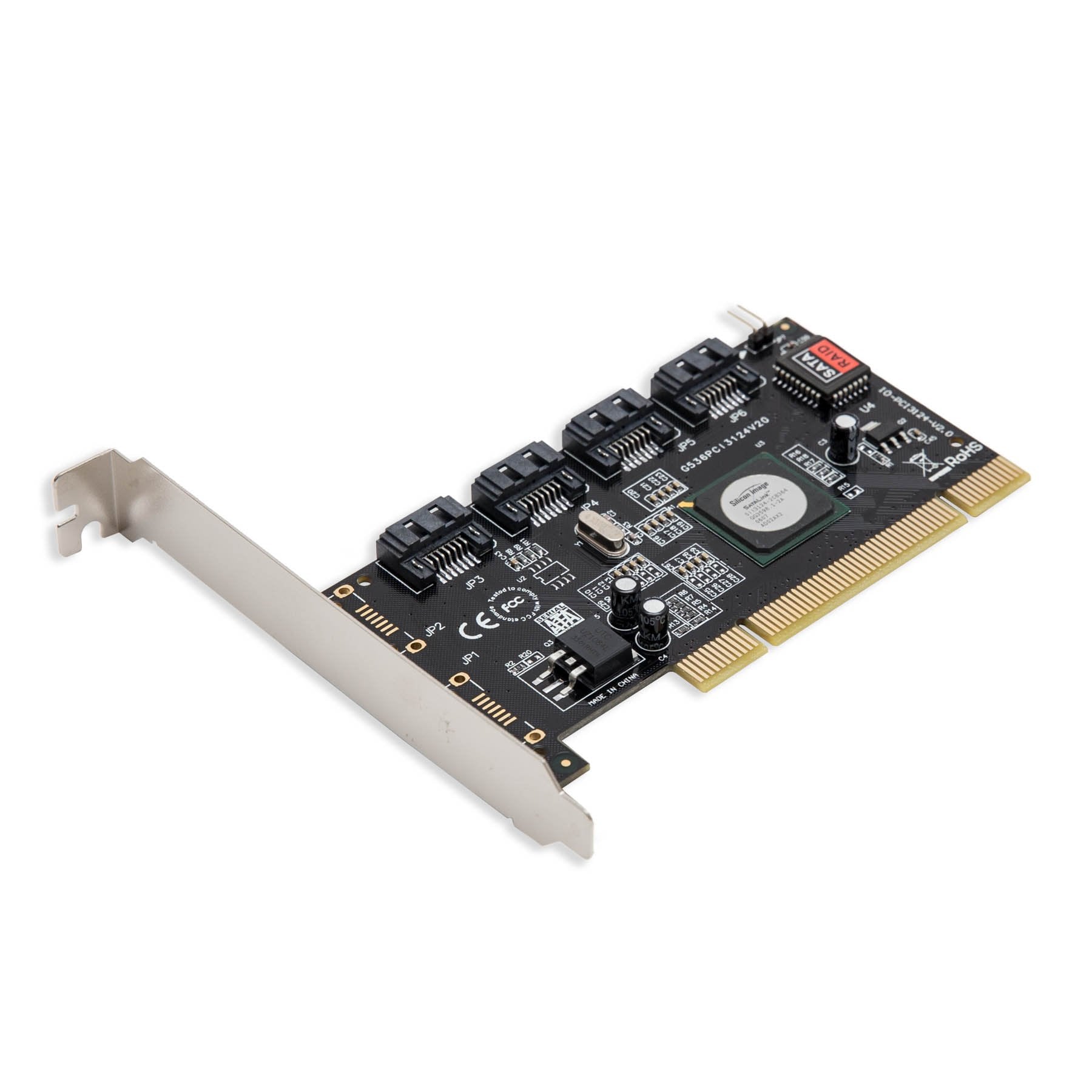 Iocrest Sata Ii 4 X Pci Raid Host Controller Card Sy Pci40010