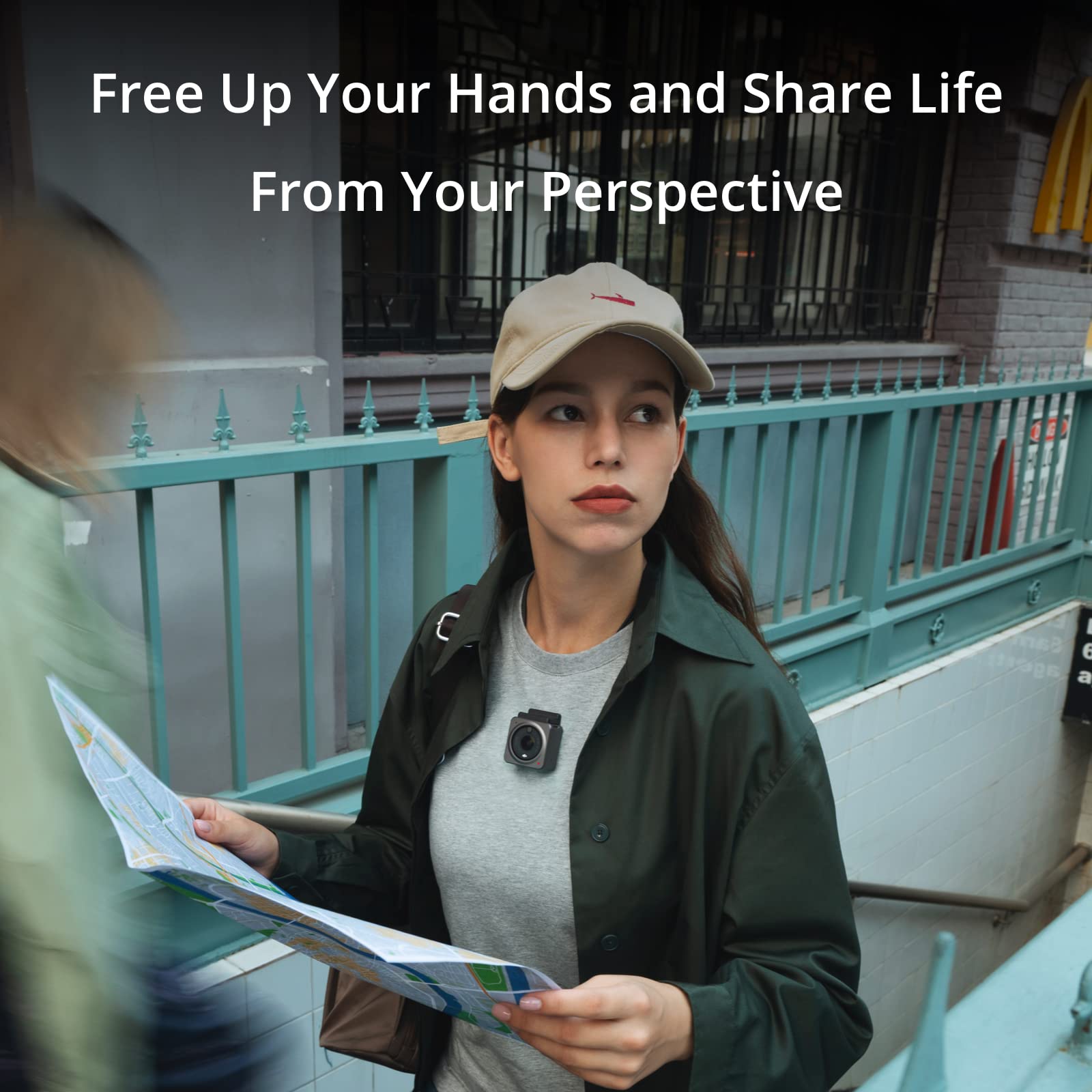 Dji Action 2 Dual-Screen Combo (32Gb) Without Magnetic Protective Case, 4K Action Camera With Dual Oled Touchscreens, 155 Fov, M