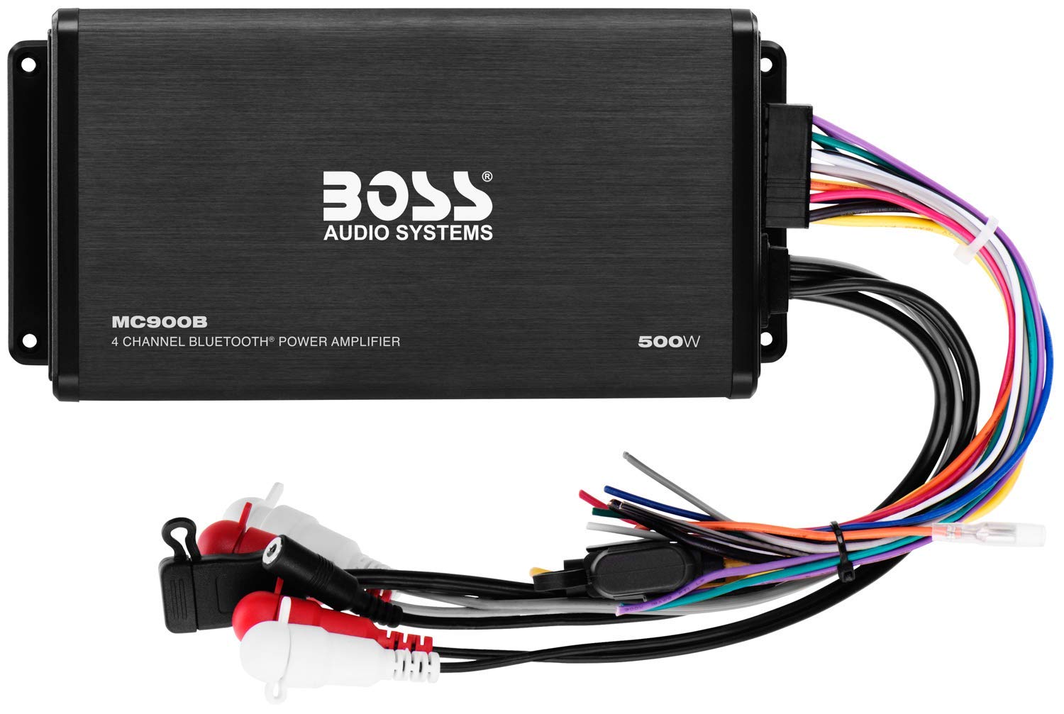Boss Audio Systems Mc900B 4 Channel Amplifier For Atv Utv Car Marine   500 High Output, Low Level Inputs, Full Range, Weatherpro