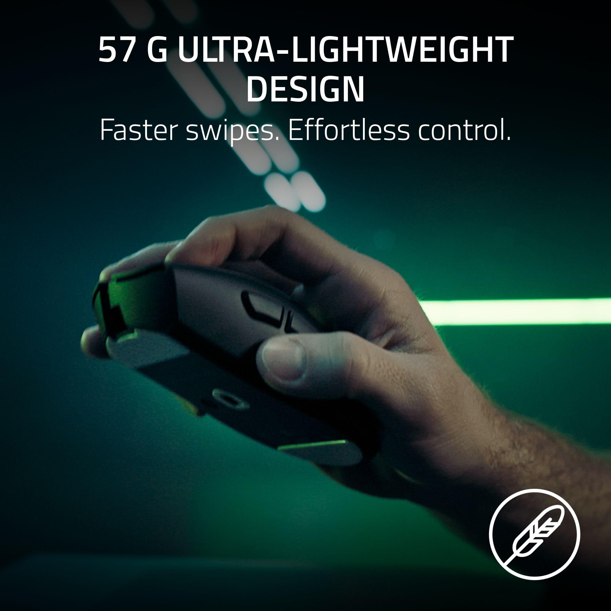 Razer Deathadder V4 Pro Wireless Gaming Mouse: 56G Lightweight - Hyperspeed Wireless Gen-2 - Optical Scroll Wheel - Optical Swit