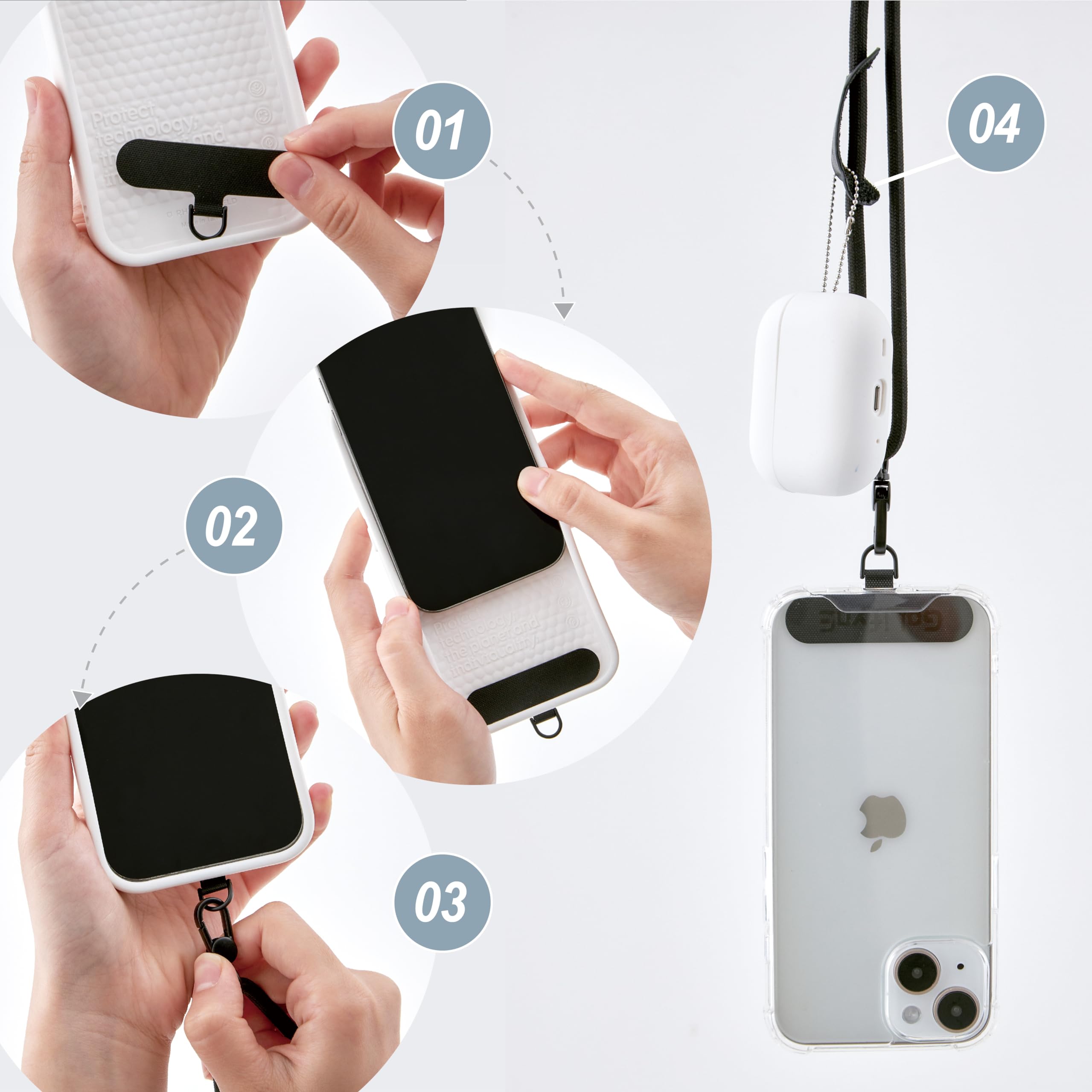 Golifyne Universal Phone Lanyard, Anti-Theft Crossbody Strap For Iphone 16 Pro Max And Most Smartphones, Adjustable Cell Phone N