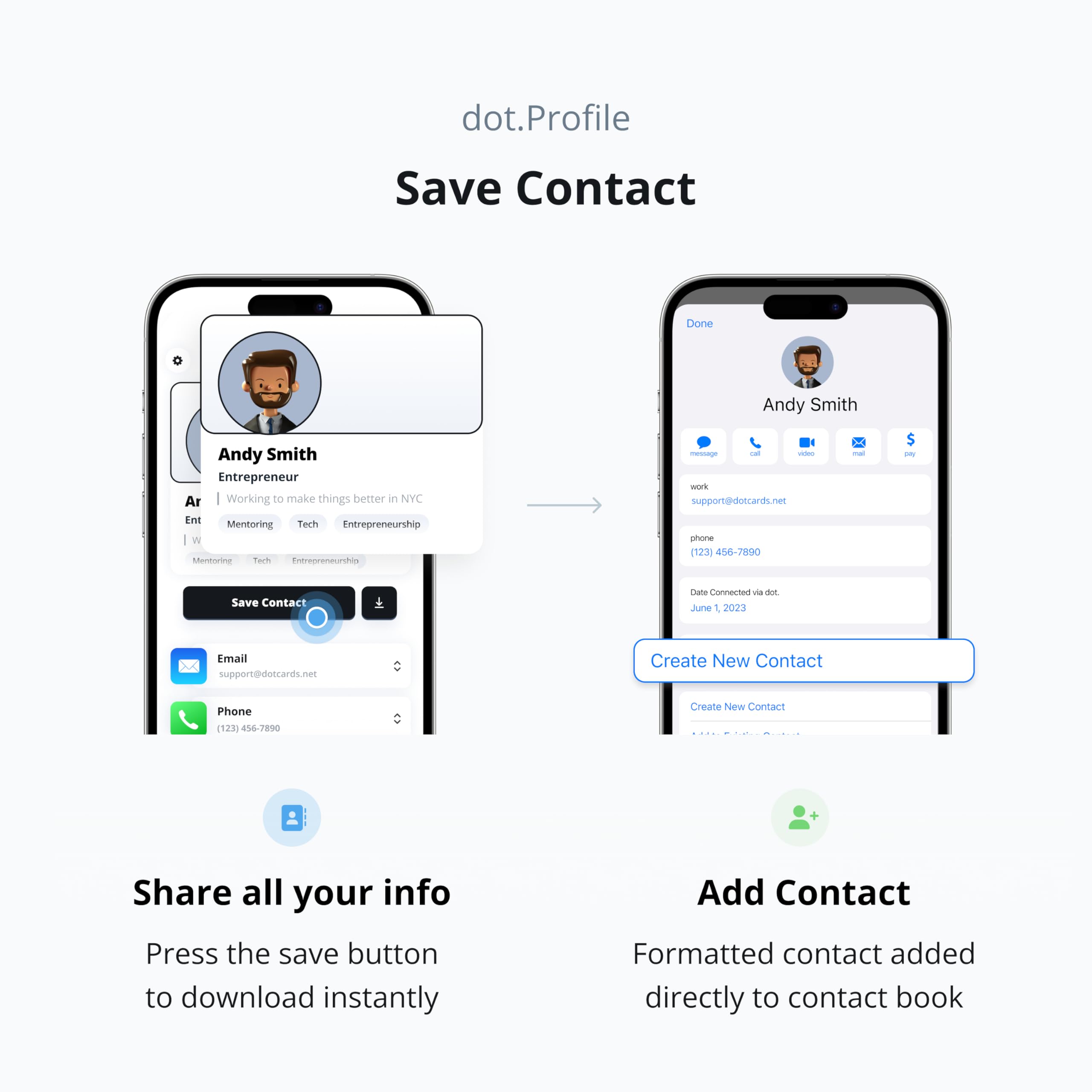 Dot. Band   Digital Business Card Wristband   Tap To Share Nfc   Iphone & Android (Yellow)