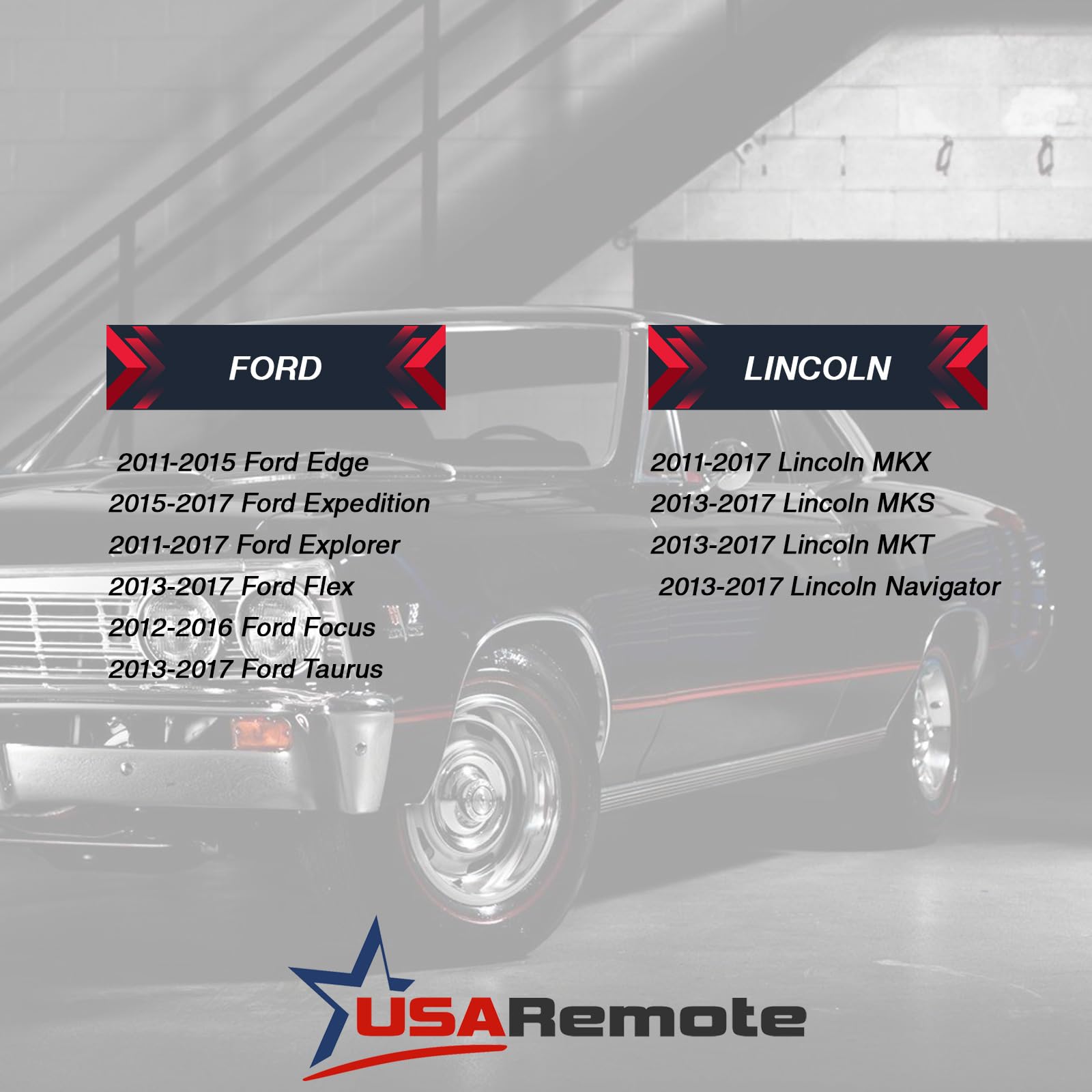 Shell Case Key Fob Keyless Entry Remote Fits Ford Edge Expedition Explorer Flex Focus Taurus Lincoln Mkx Mks Mkt Navigator 2011