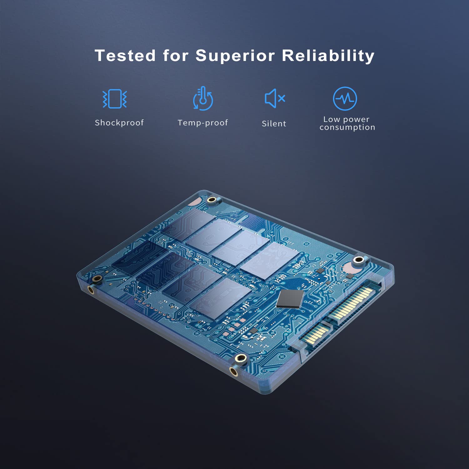 Joiot 256Gb Ssd Internal Solid State Hard Drive, 3D Nand 2.5Inch Sata Iii Internal Ssd, Up To 500Mb/S, Upgraded Performance For