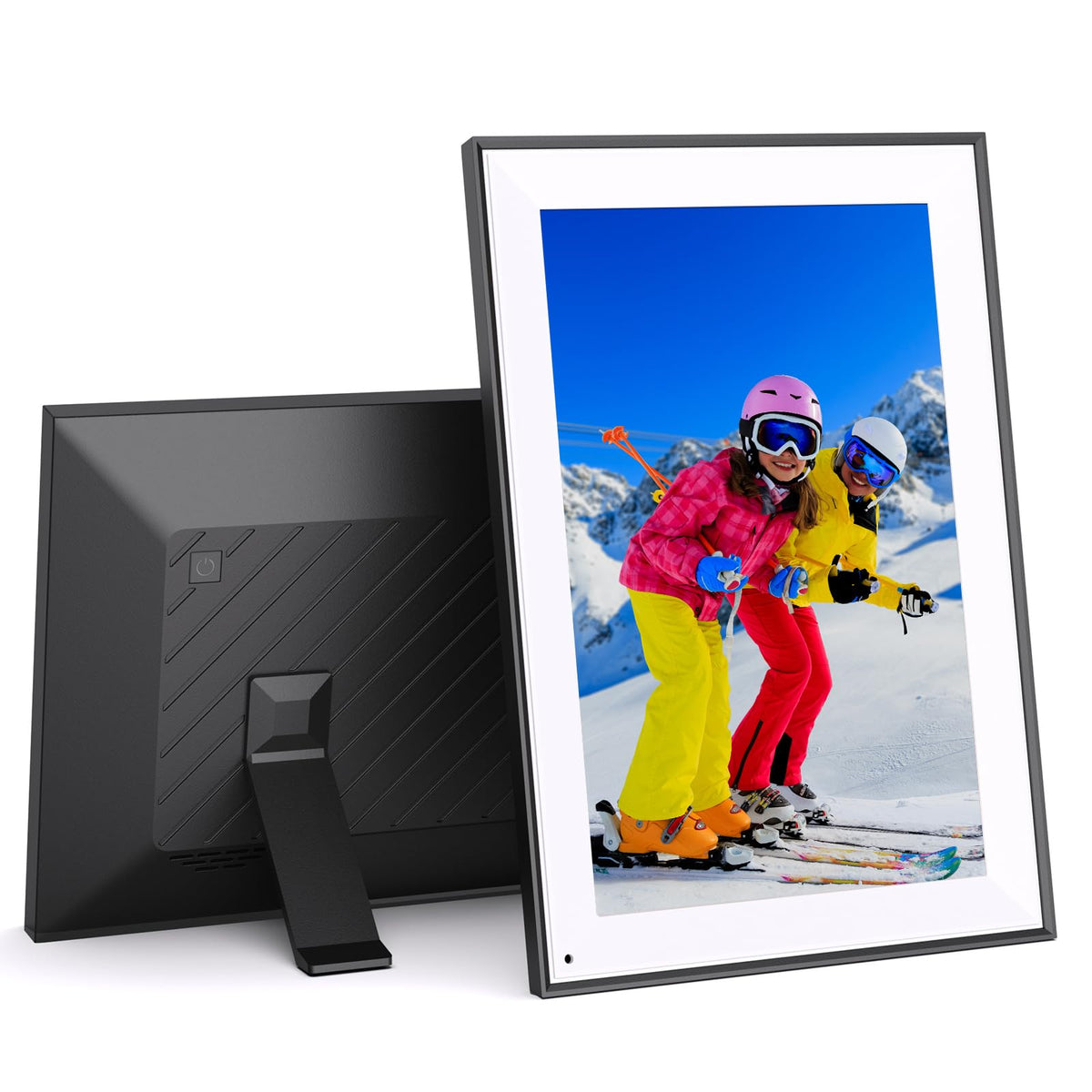 Digital Picture Frame 10.1 Inch Electronic Photo Album   16Gb Digital Frame, Ips Touch Screen, Light Sensor, Auto Rotate, Share