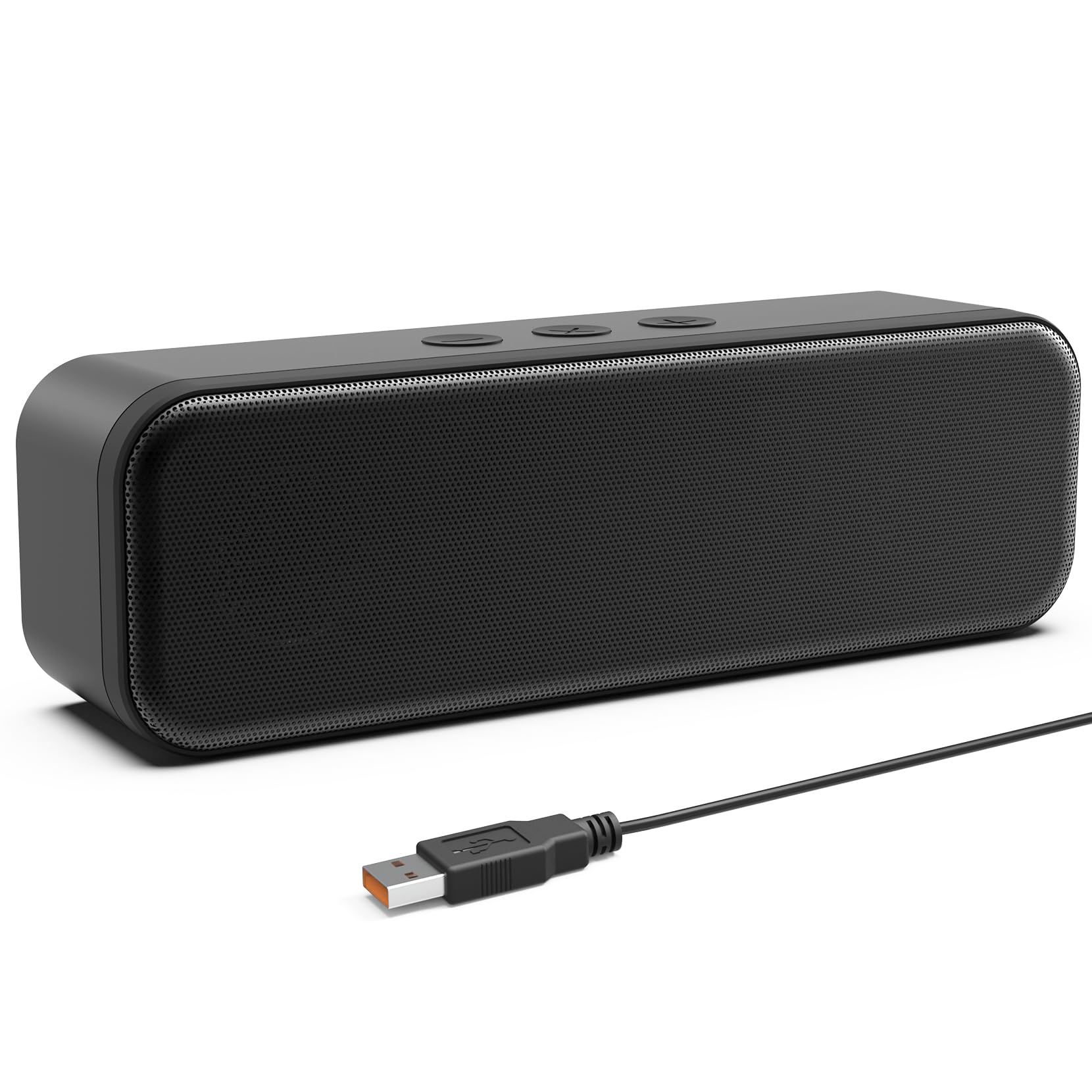 Lielongren [Newer] Usb Computer Speakers For Desktop, Laptop Speaker, Pc Speaker, Small Computer Soundbar With Hi Quality Sound,