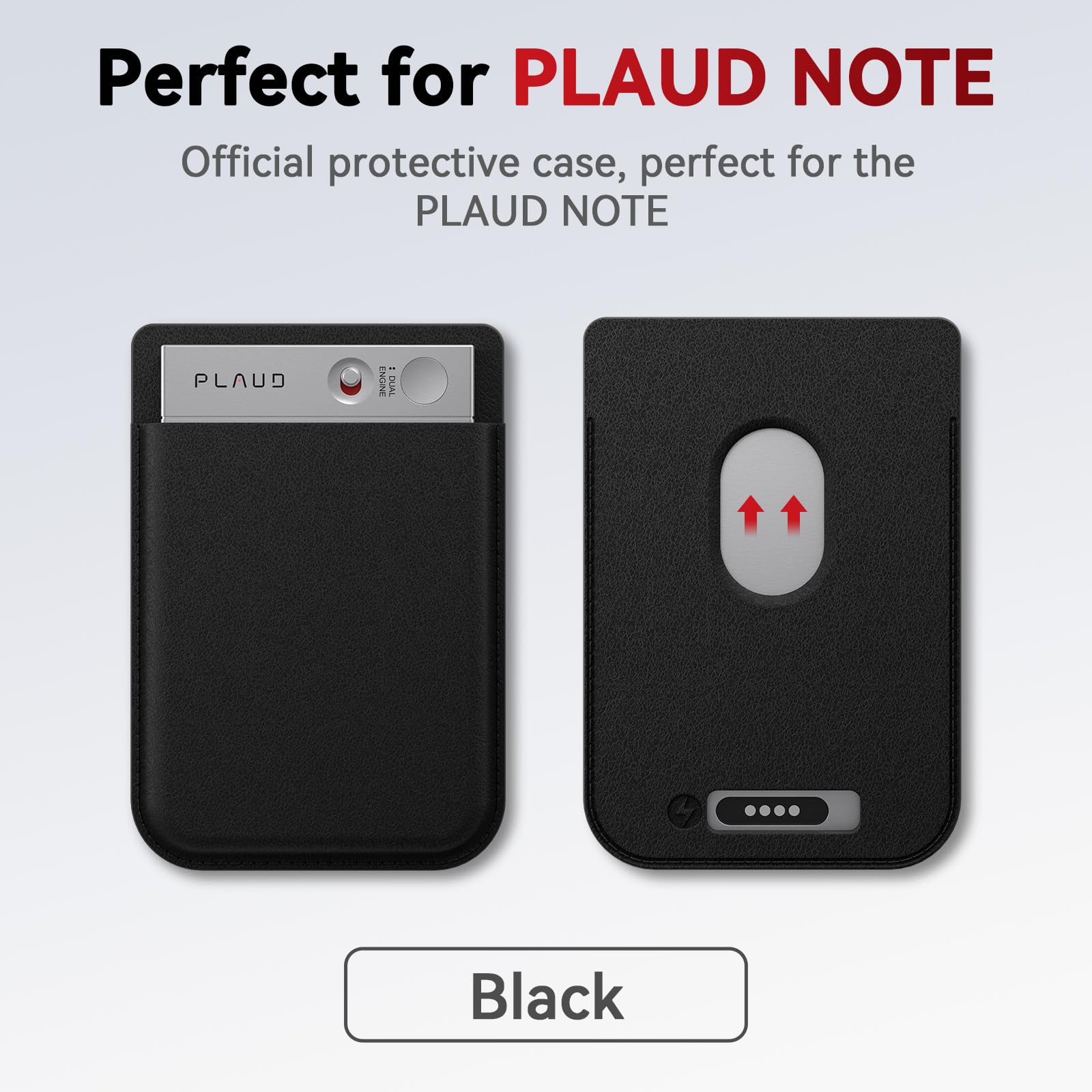 Voice Recorder Carrying Case For Plaud, Compatible With Plaud Note Ai Recorder, Portable Protective Case, Black