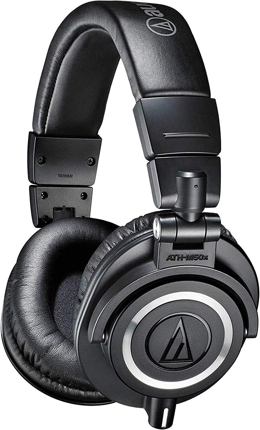 Audio-Technica ATH-M50X Professional Studio Monitor Headphones, Black, Professional grade, critically Acclaimed, with Detachable