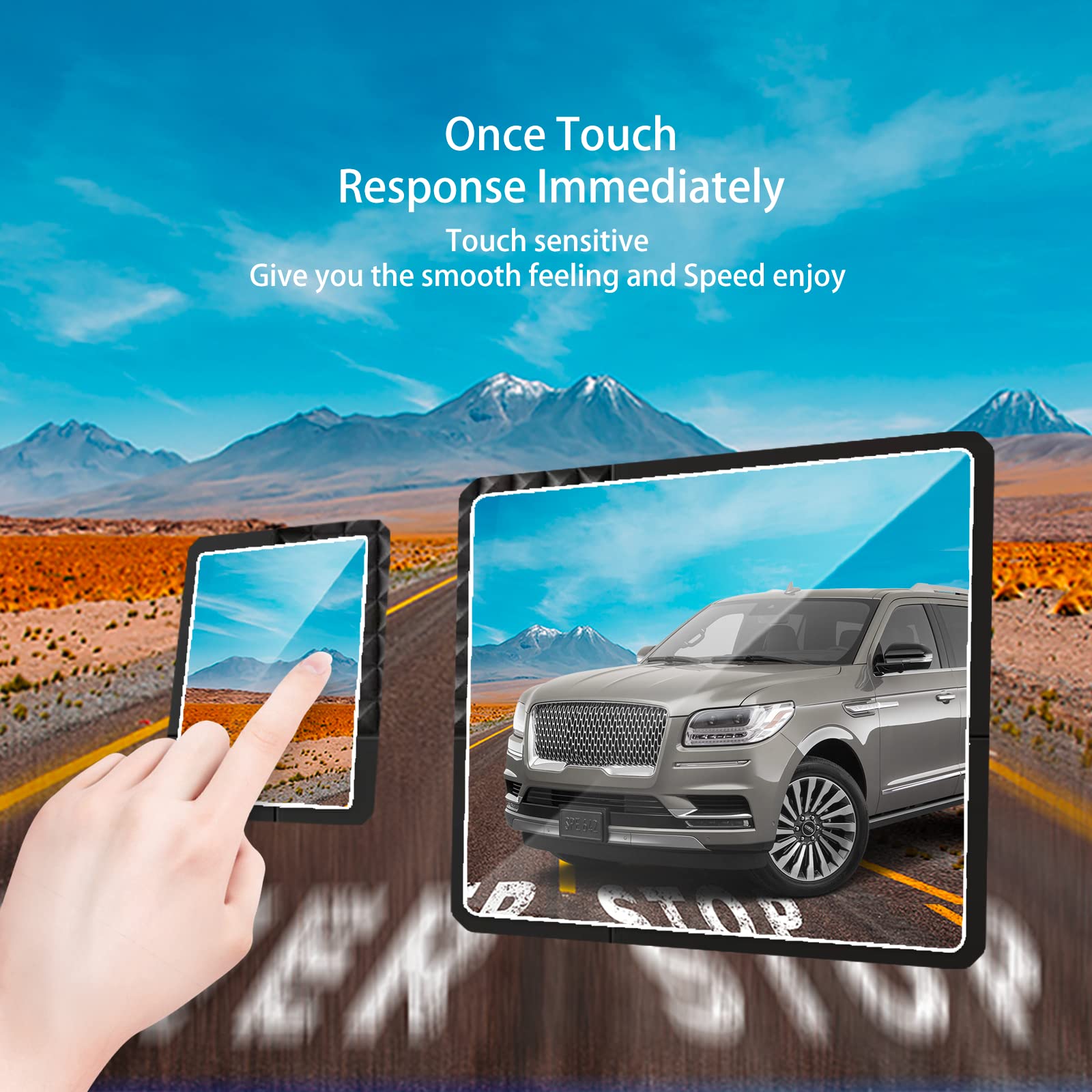 Xxciwp 2023 Navigator Navigation Screen Protector For Lincoln Navigator 2018 2022 2023 Rear Seat Tv Glass Screen Protector 10Inc