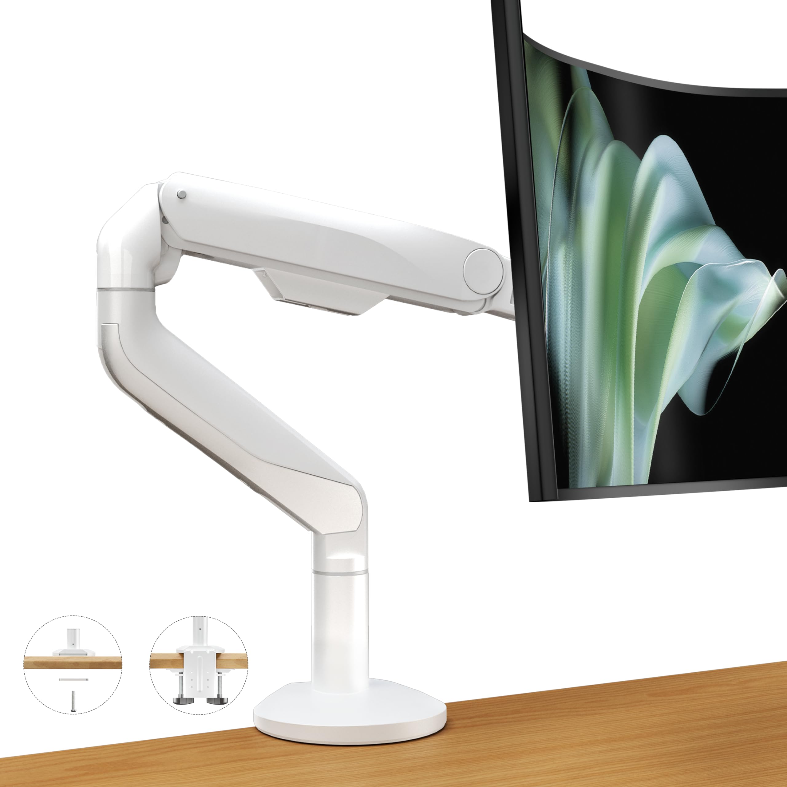 Ergounion Single Monitor Mount For 17 49'' Ultrawide Monitors Within 33.1 Lbs   Heavy Duty Monitor Arm With Vesa Mount, Single M