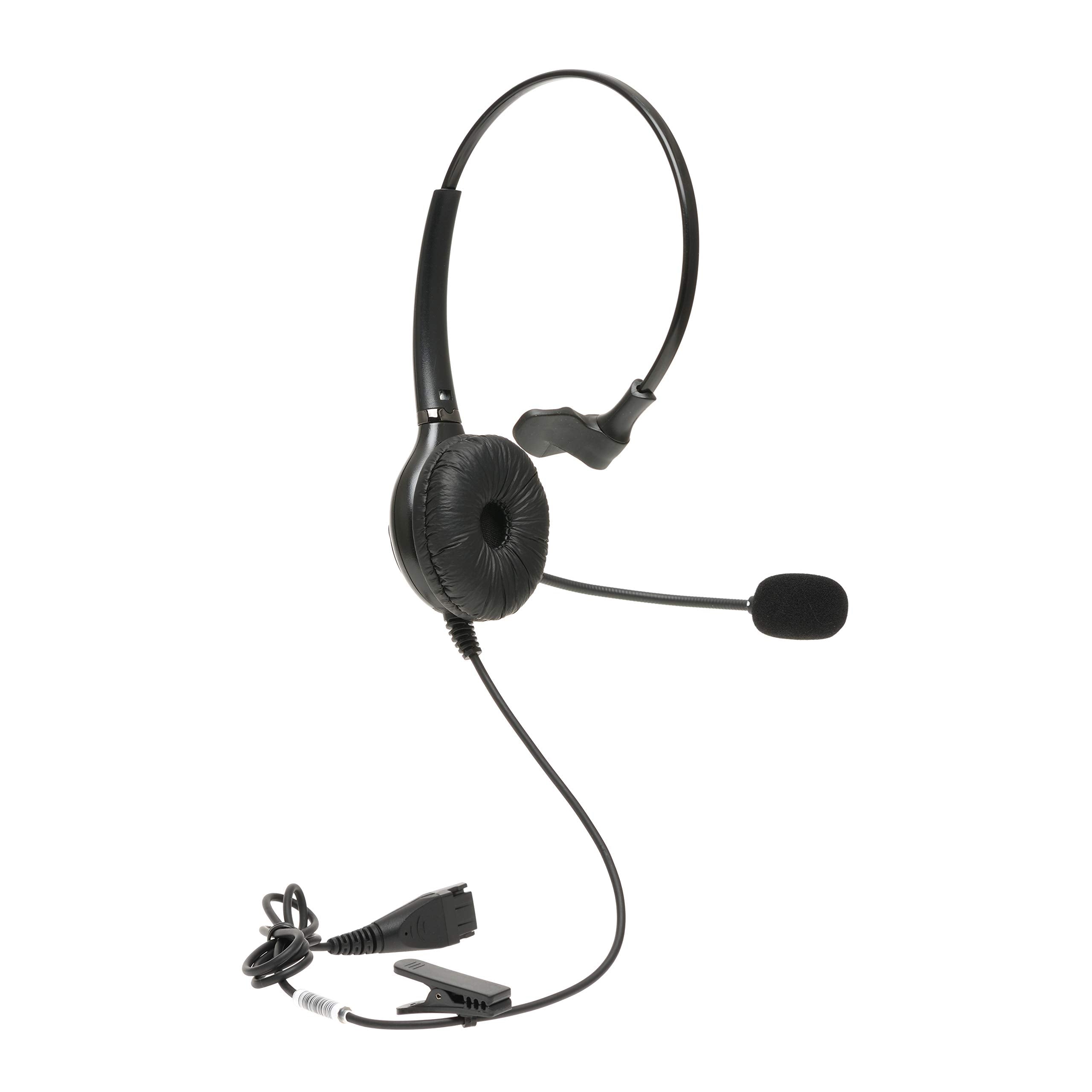 Avaya Phone Headset For Call Center | Compatible With Avaya Phone 9508 9541 For Telemarketing Call Center | Noise Canceling Microphone, And Quick Disconnect Cord | Durable And Comfortable All Day