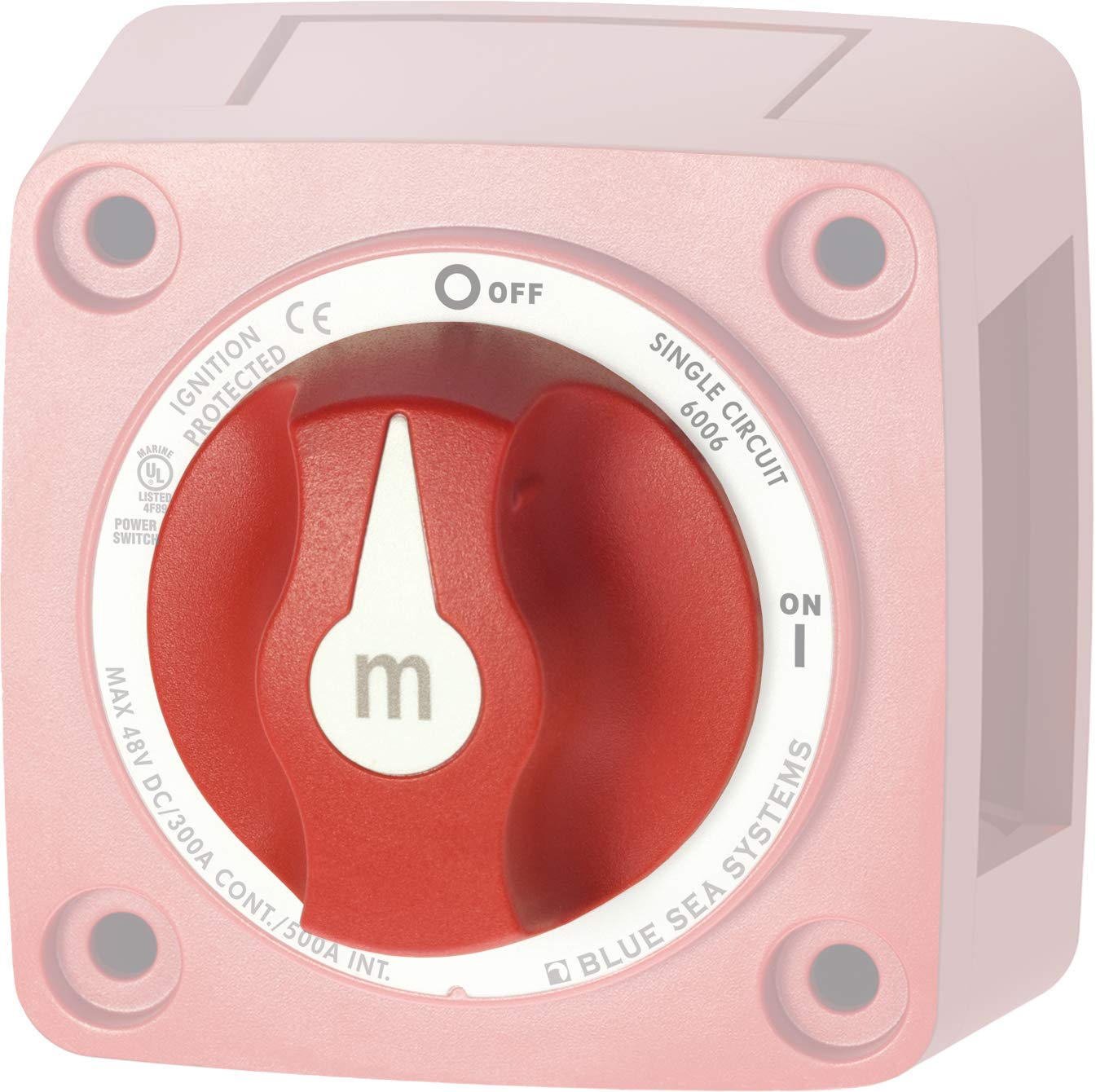 Blue Sea - 7901-BSS Switch Battery M Knob Replace Red (1EA)