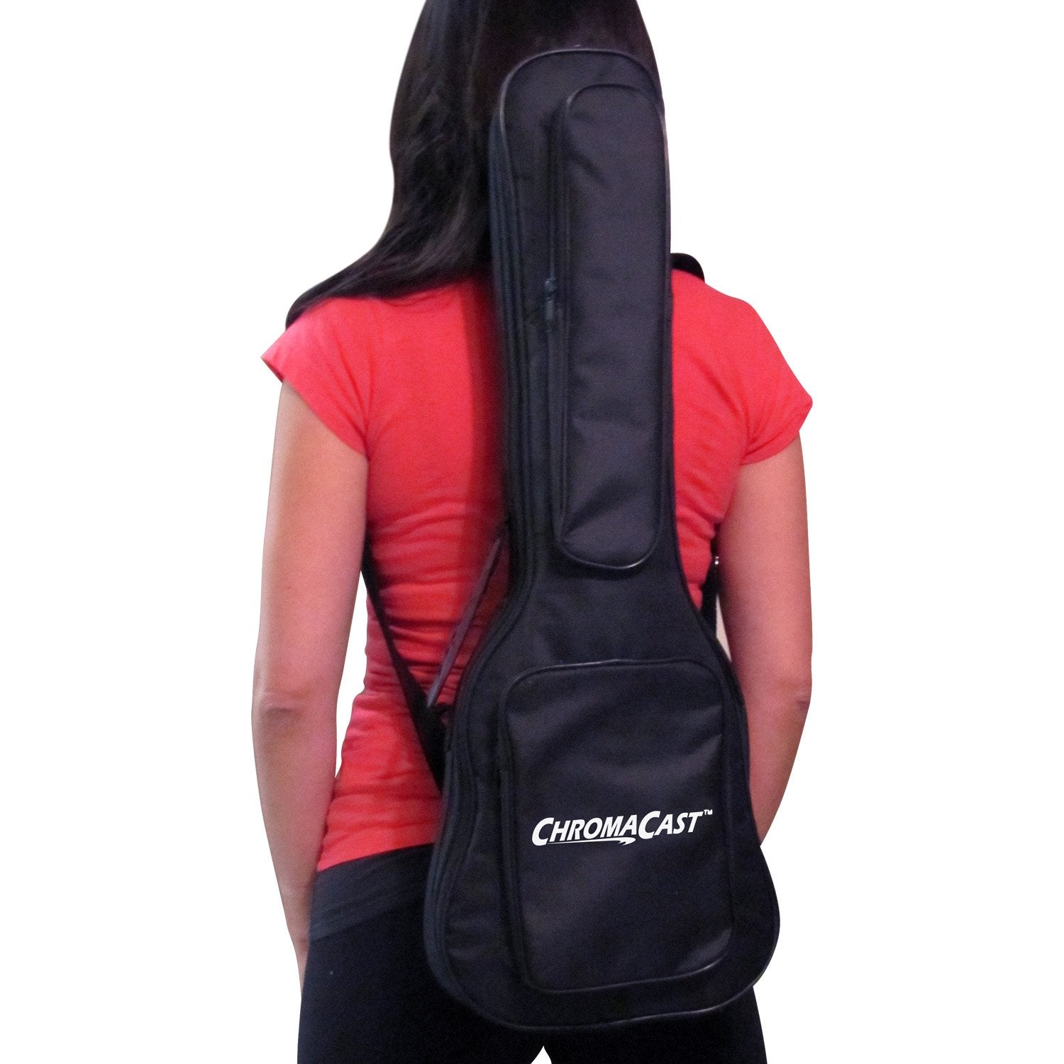 Chromacast, 4 String Case, Soprano Size Ukulele Gig Bag W 10 Mil Padding (Cc Supb