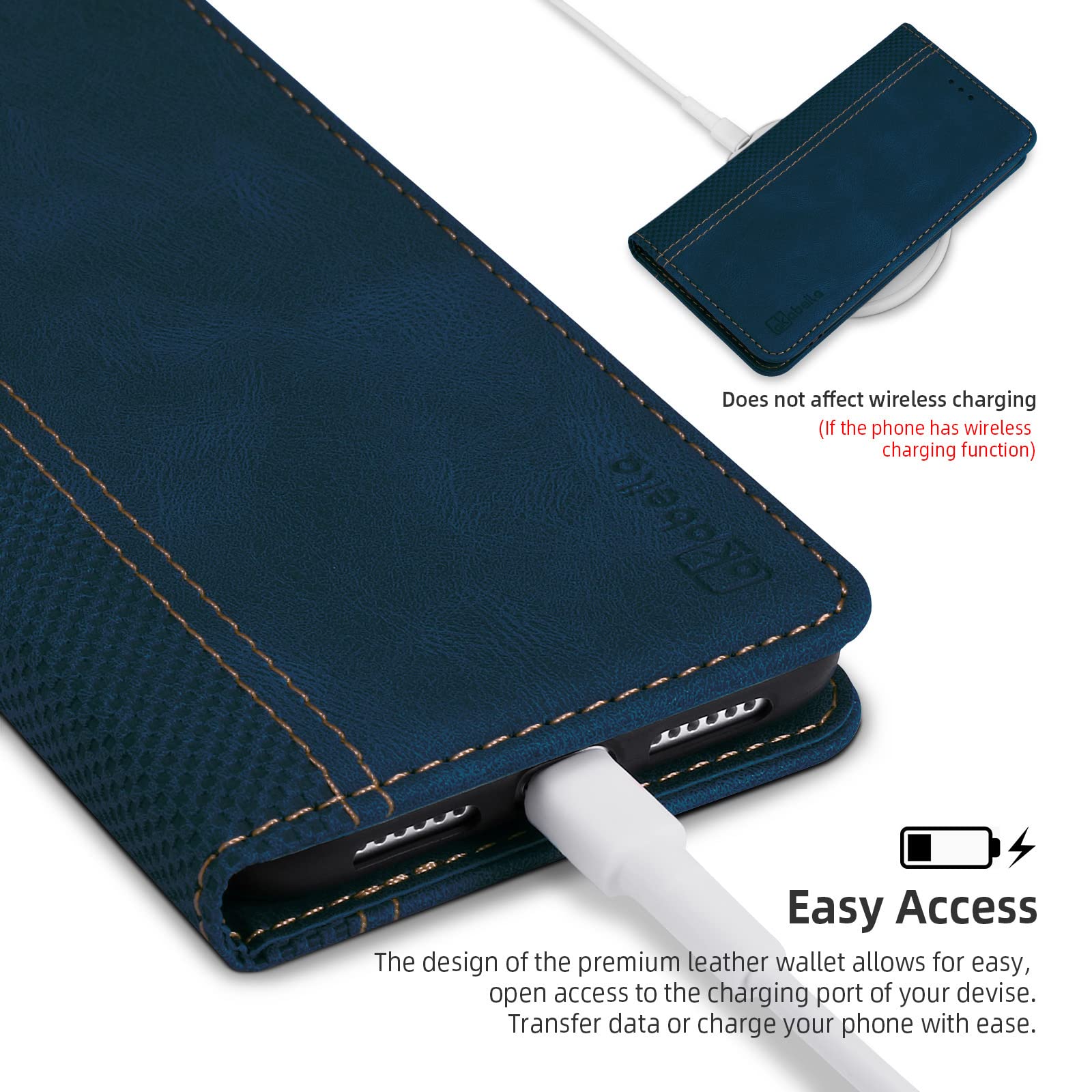 Akabeila For Oppo Reno 5 Lite Case Luxury Pu Leather Flip Case For Oppo A94/F19 Pro/Reno 5F Flip Folio Wallet Case Women Men Cov