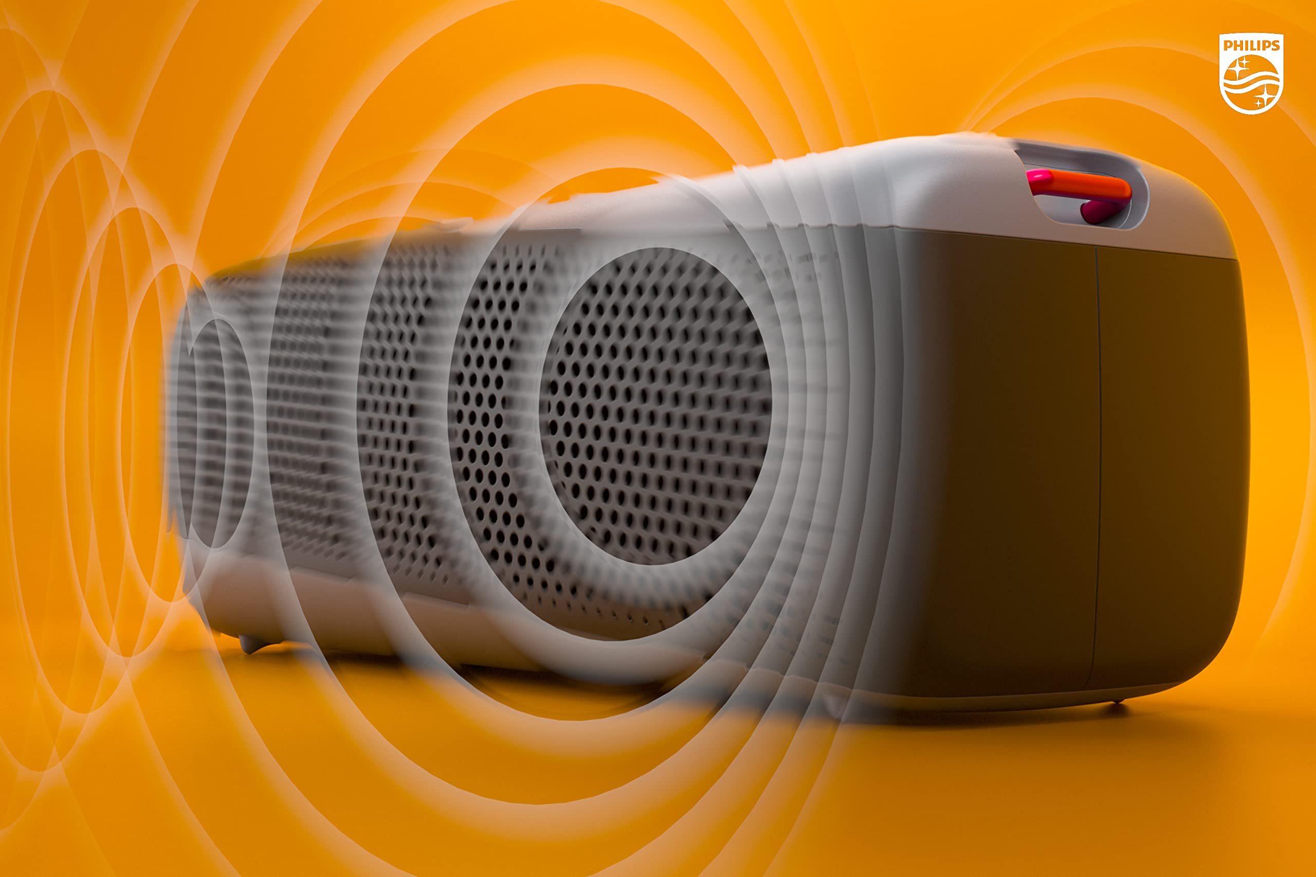 Philips S7807 Wireless Bluetooth Speaker, 7000 Series   40W Output, Ip67 Waterproof, 24 Hour Playtime, Portable With Built In Mi