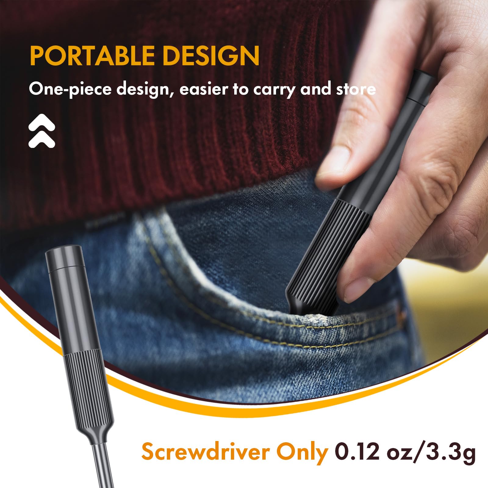 Xool 27 In 1 Precision Screwdriver Set, Pen Style Mini Screwdriver With Built In Storage, Magnetic Bit Holder, Ideal For Electro