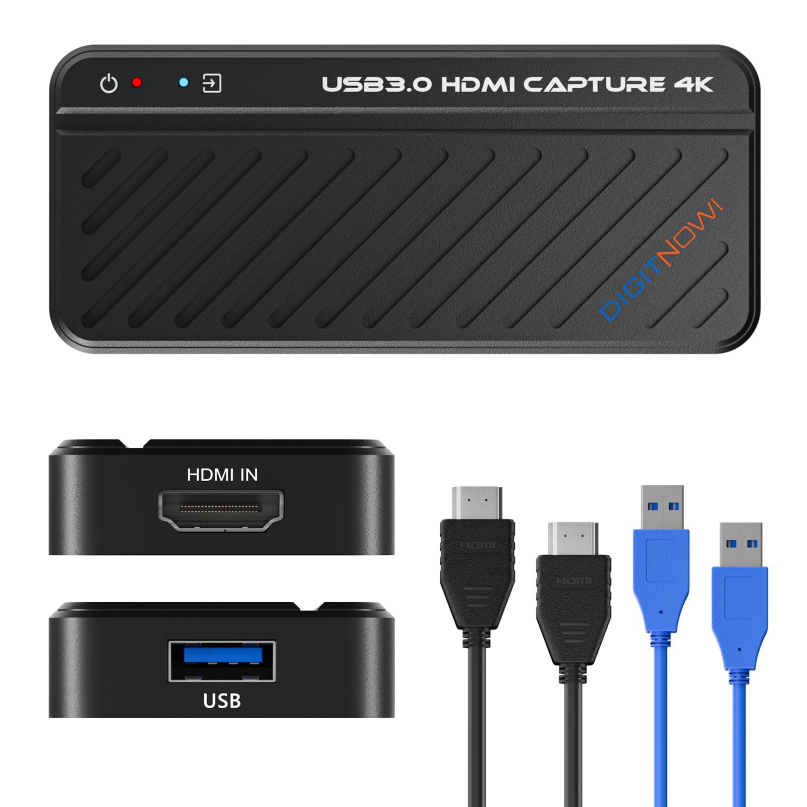 4K Hdmi Video Capture Card, Usb 3.0 Game Capture Card For Live Streaming, 4K30 Full Hd 1080P 60Fps For Pc, Ps5/Ps4, Nintendo Swi