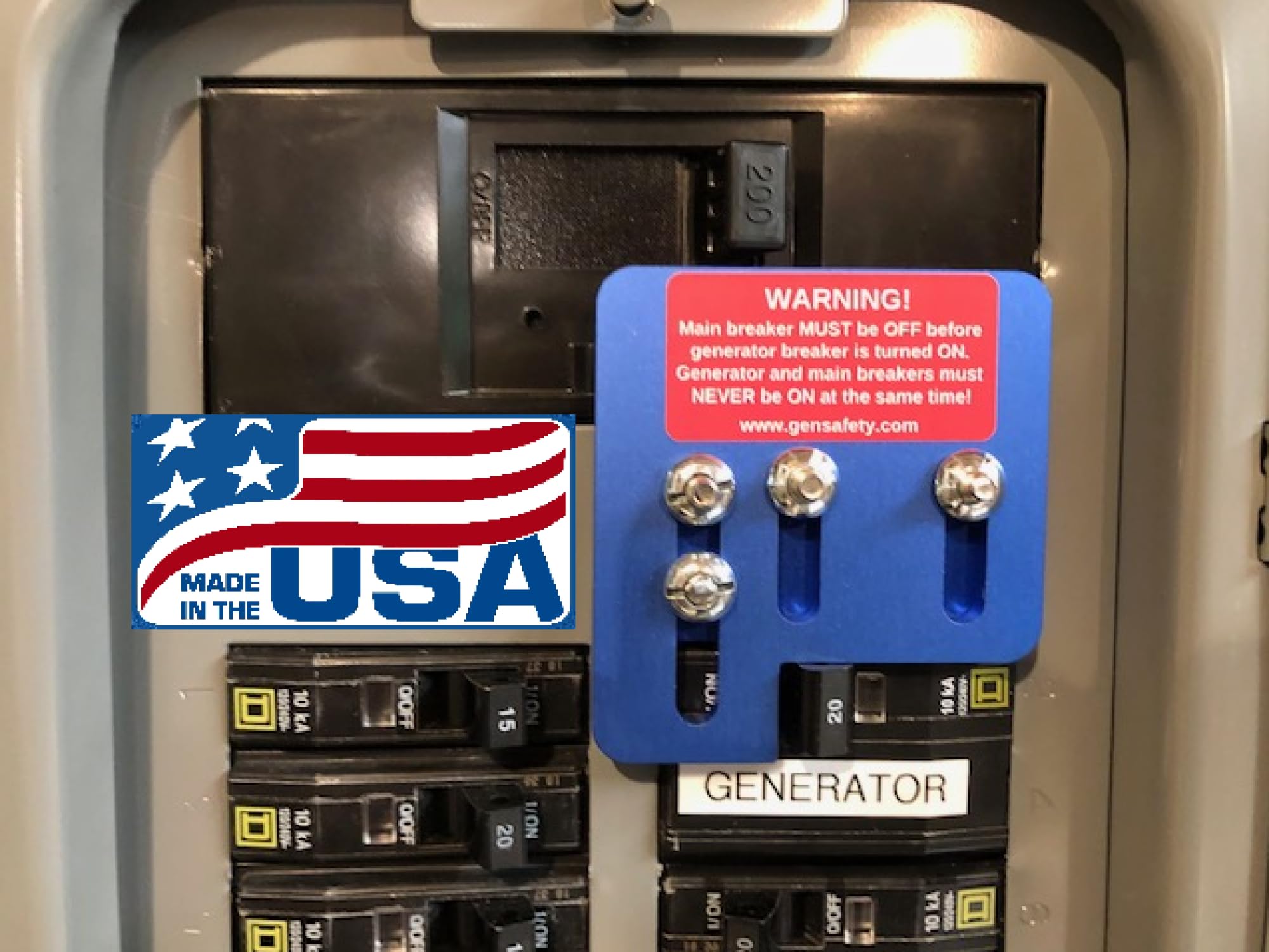 Nsd200A Square D Generator Interlock Kit Qo And Homeline   Anodized