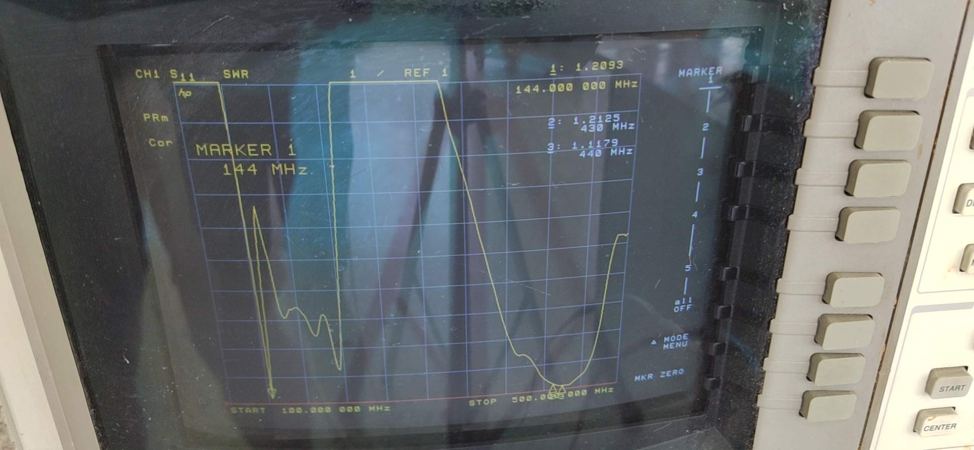 Hys Dual Band 9.5/11.5Dbi 100W Yagi Antenna 8 Element Beam 2 Meter/70 Cm Vhf/Uhf Outdoor Yagi Antenna With U Bolt For 144/430Mhz