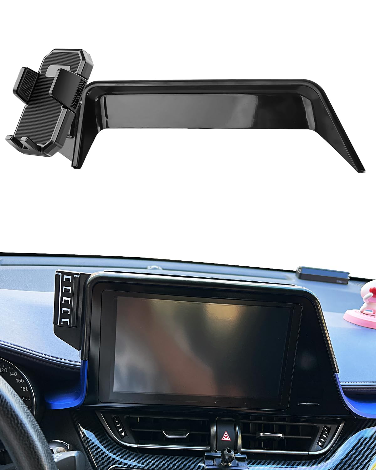 Car Phone Mount For Toyota C-Hr Chr 2019 2020 2021 2022 Accessories 8-Inch Screen 360 Rotation Smart Phone Cradles Compatible Wi