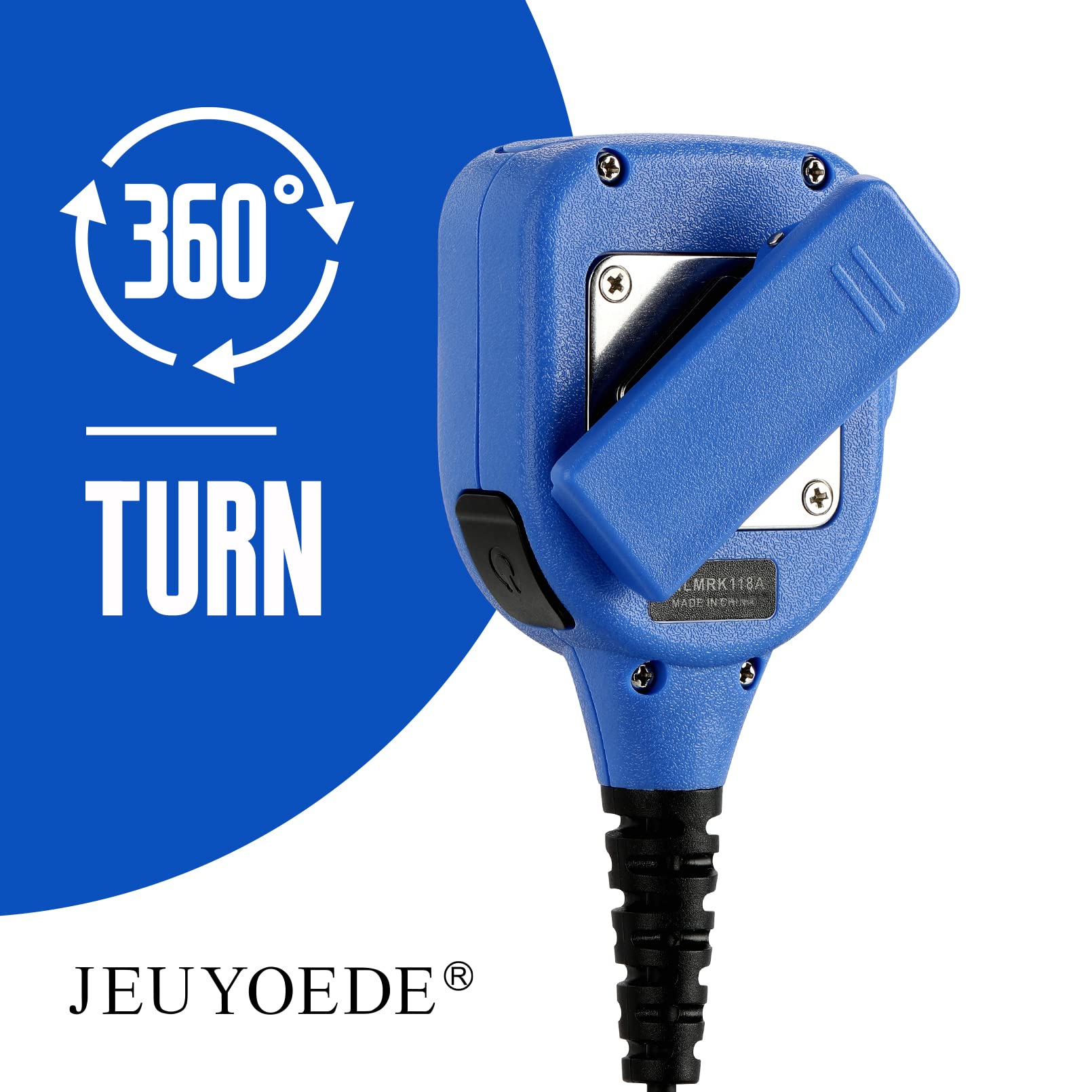 Jeuyoede Waterproof Walkie Talkie Microphone Remote Handheld Radio Mic With 3.5Mm Audio Jack Compatible With Motorola Apx And Xp