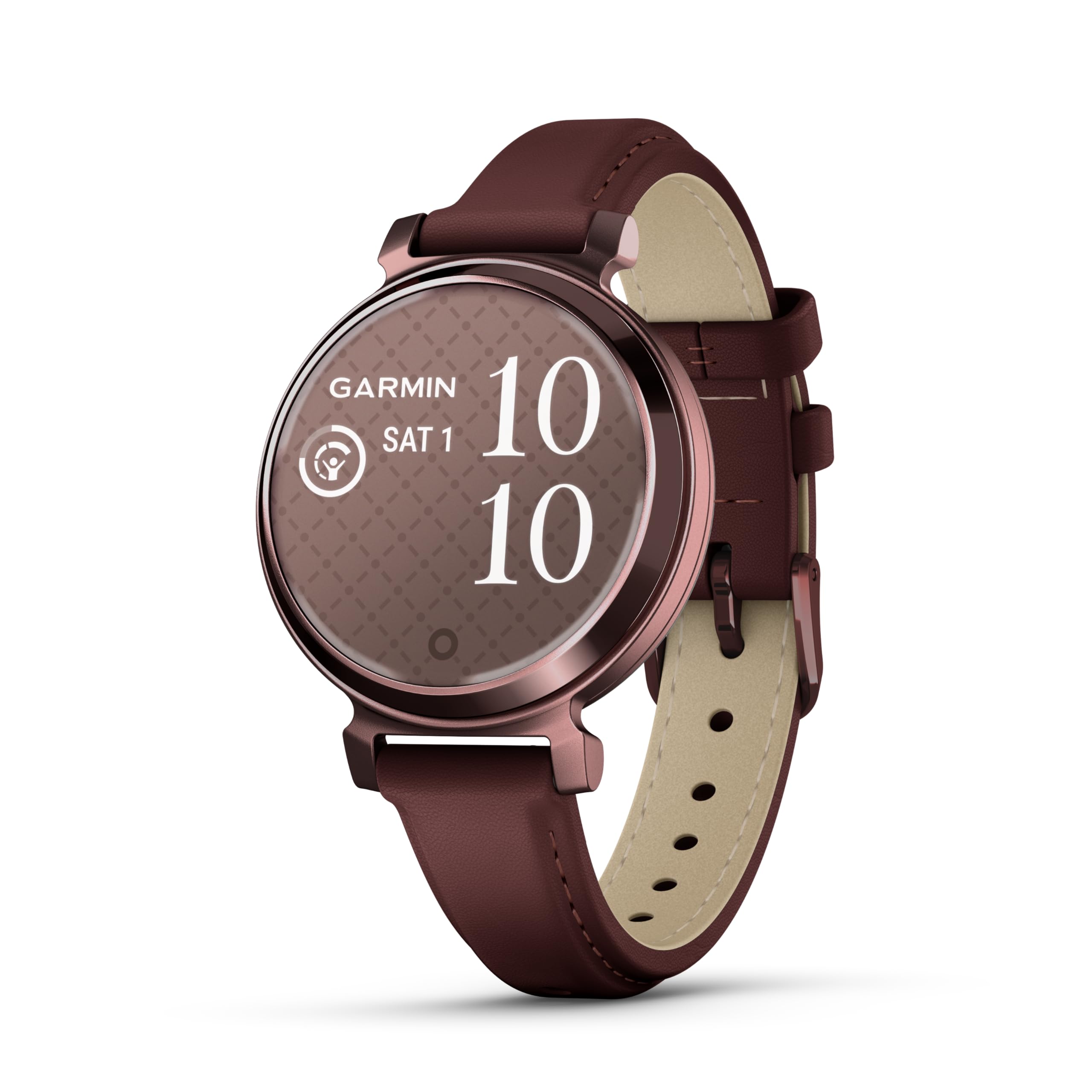 Garmin Lily 2, Small And Stylish Smartwatch, Hidden Display, Patterned Lens, Up To 5 Days Battery Life, Mulberry