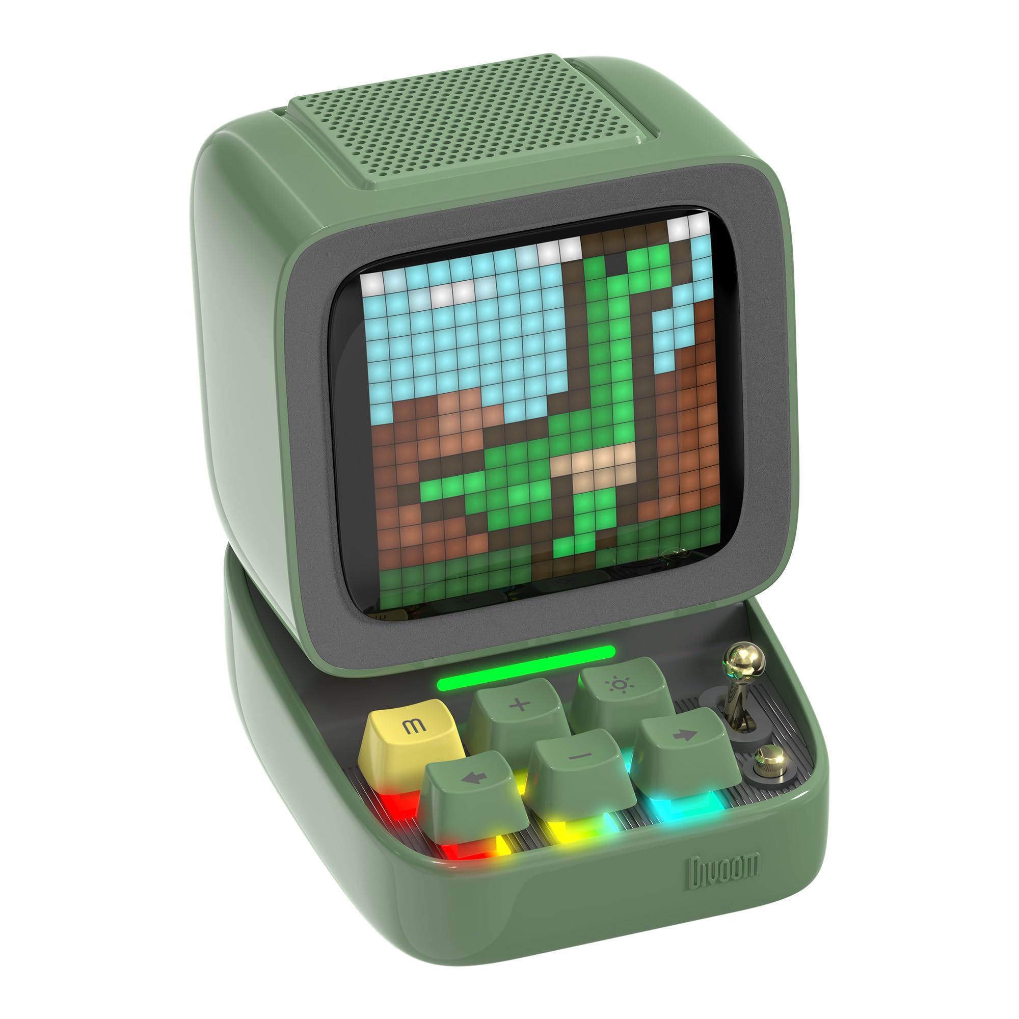 Divoom Ditoopro Retro Bluetooth Speaker, Pixel Art Speaker With Led Display, Loud Portable Speaker, Cute Desk Speaker, Vintage G