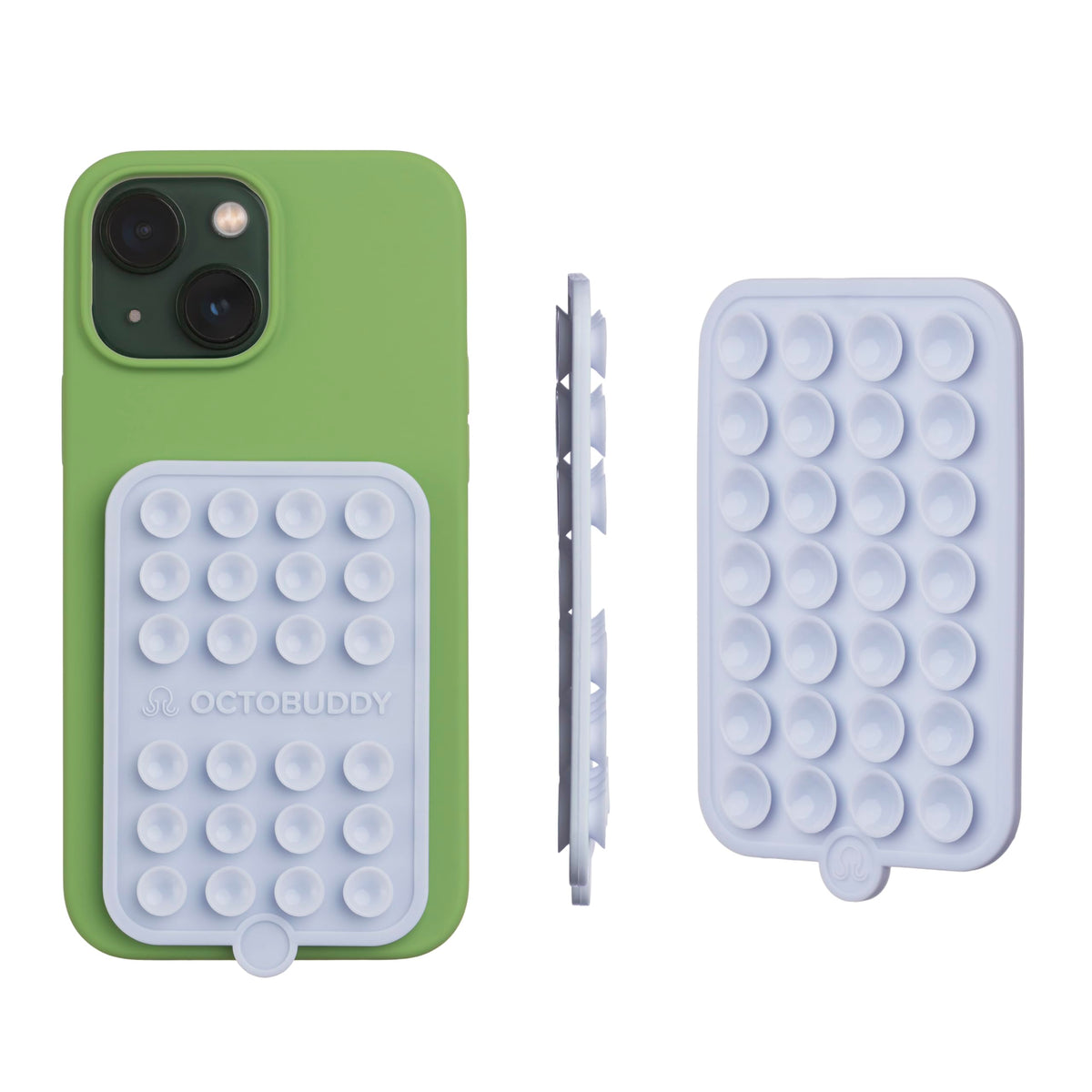 Octobuddy Double - Silicone Double-Sided Suction Phone Case Detachable Mount - Hands-Free, Strong Grip Holder For Selfies & Vide