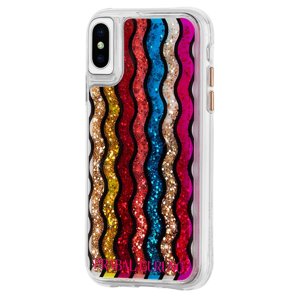 Case Mate   Iphone Xs Max   Prabal Gurung   Waterfall   Rainbow   Gold