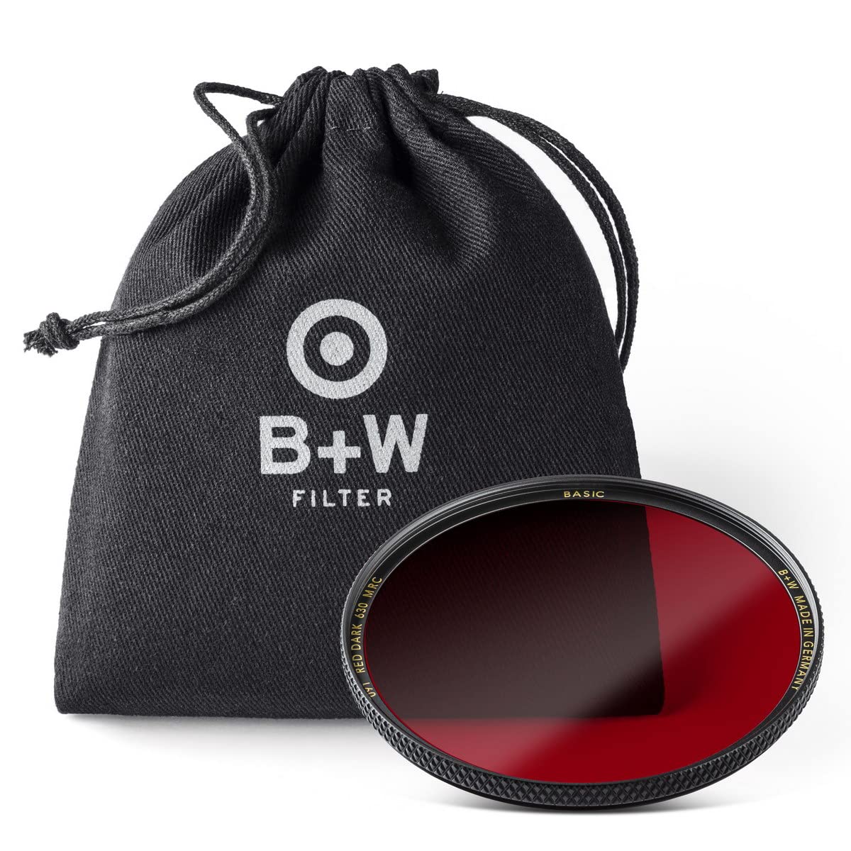 B+W 49Mm Basic Black & White (Dark Red) Mrc 091M Glass Filter