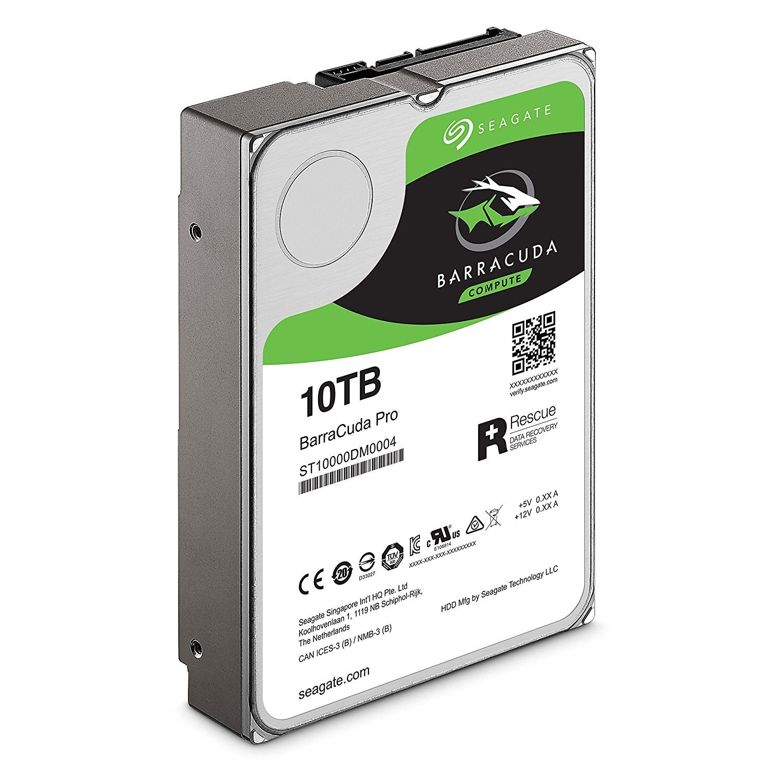 Seagate BarraCuda Pro 10TB Internal Hard Drive Performance HDD � 3.5 Inch SATA 6 Gb/s 7200 RPM 256MB Cache for Computer Desktop PC, Data Recovery (ST10000DM0004)