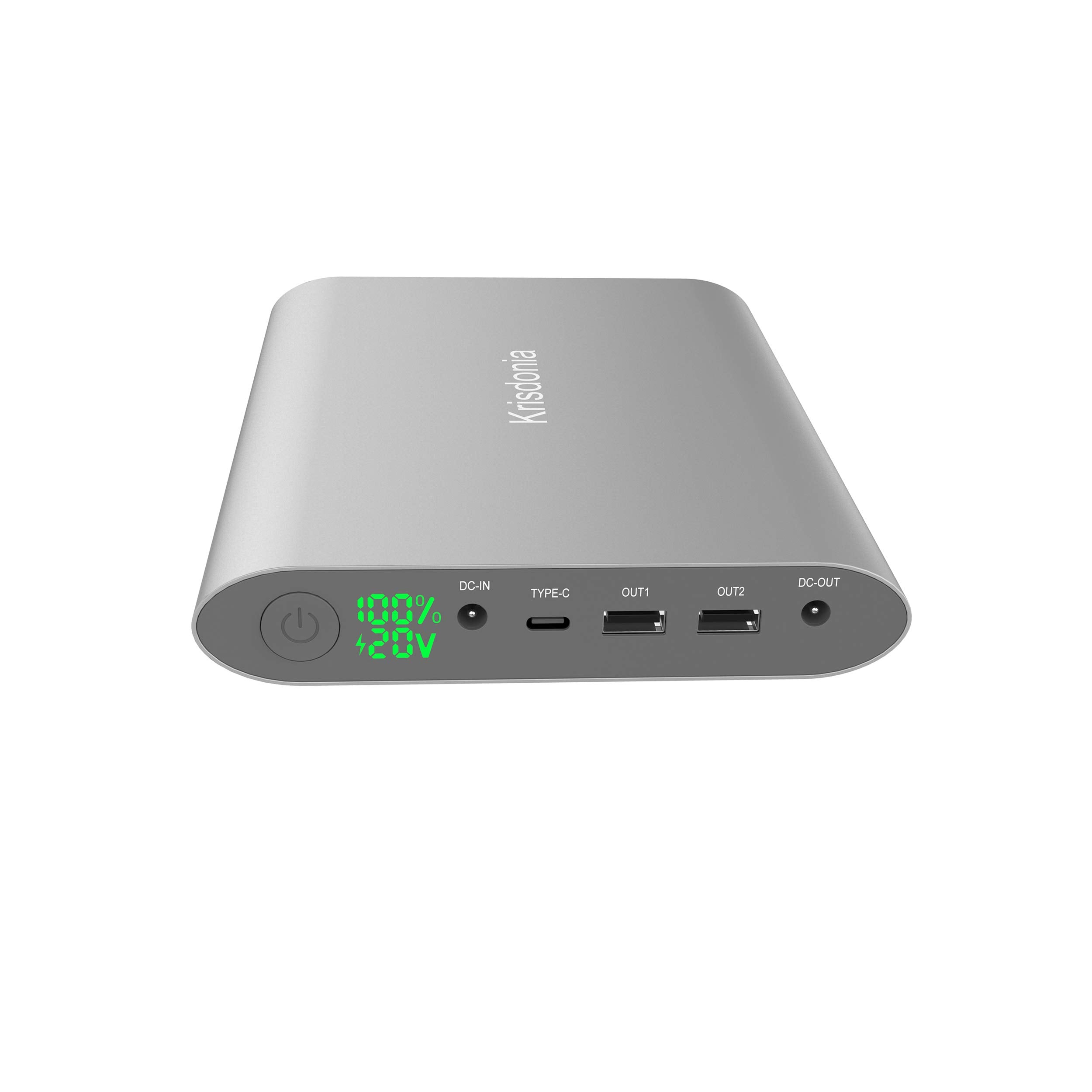 Krisdonia Portable Laptop Charger 185Wh/50000mAh Laptop Power Bank External Battery Pack for Laptop, Tablet, Projector, Smartpho