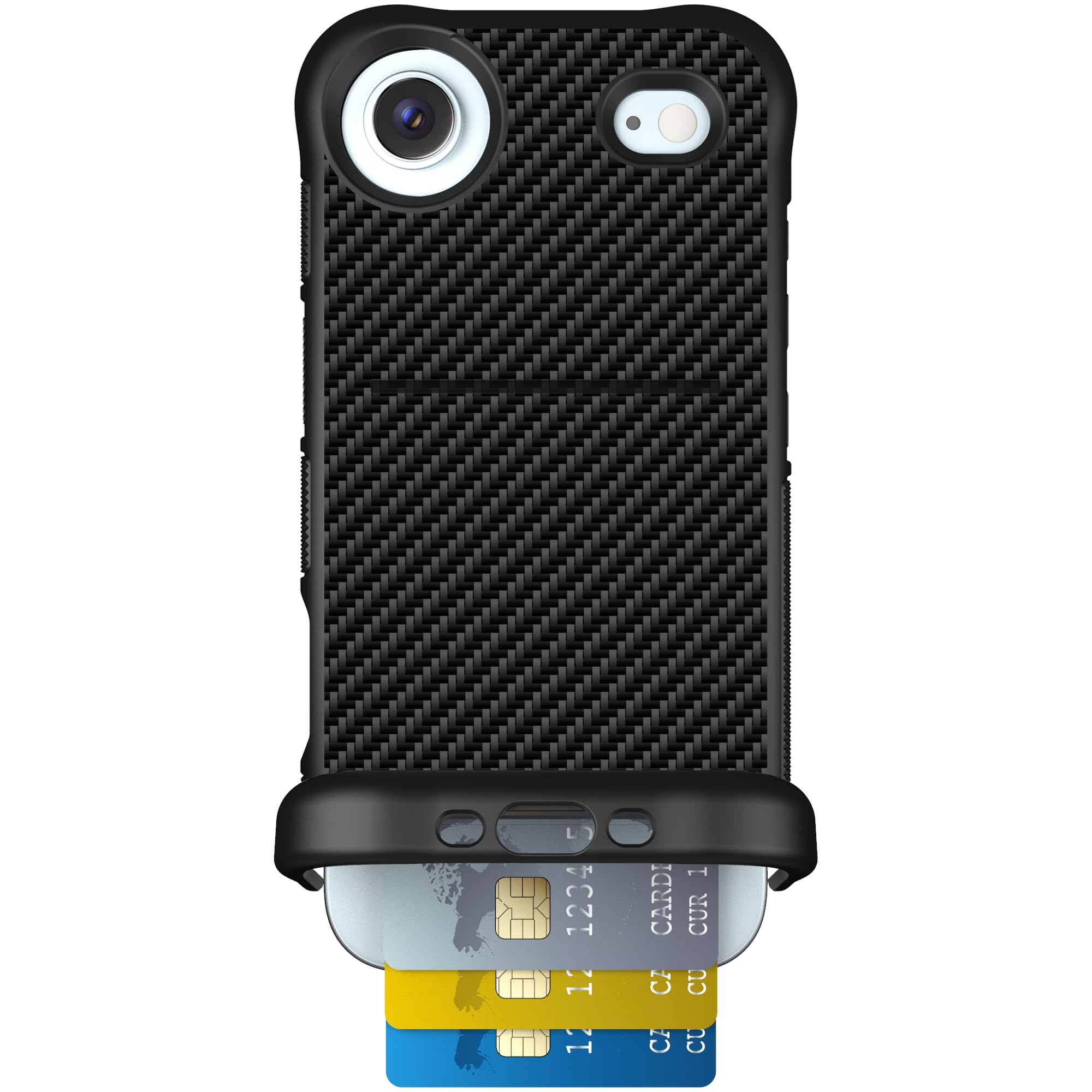 Scooch for iPhone Air Case with Card Holder, Wingmate Wallet Case with Hidden Card Slot and RFID Protection, Holds 3 to 4 Cards,
