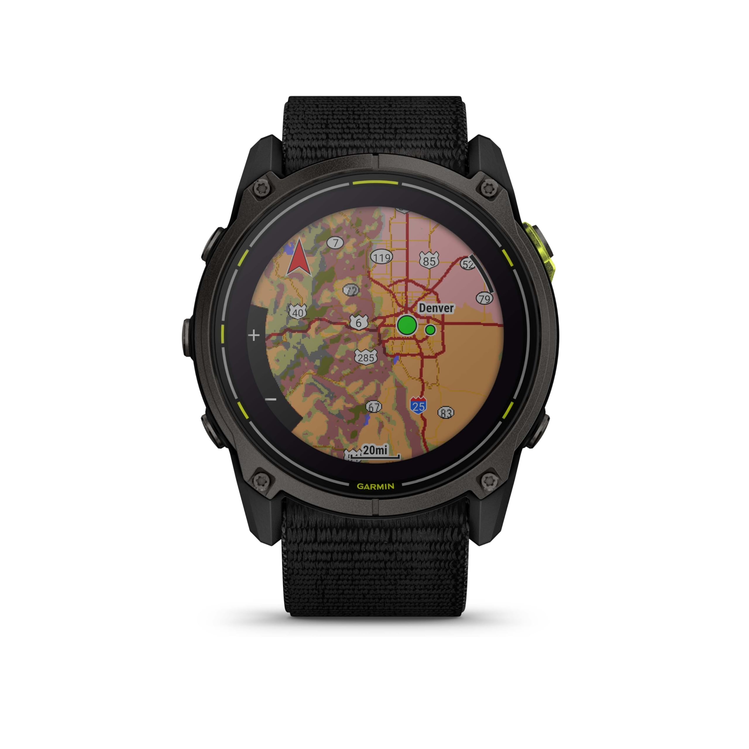 Garmin Enduro 3, Solar, Sapphire, Ultraperformance Gps Smartwatch, 90 Days Battery Life, Detailed Mapping, Built-In Led Flashlig