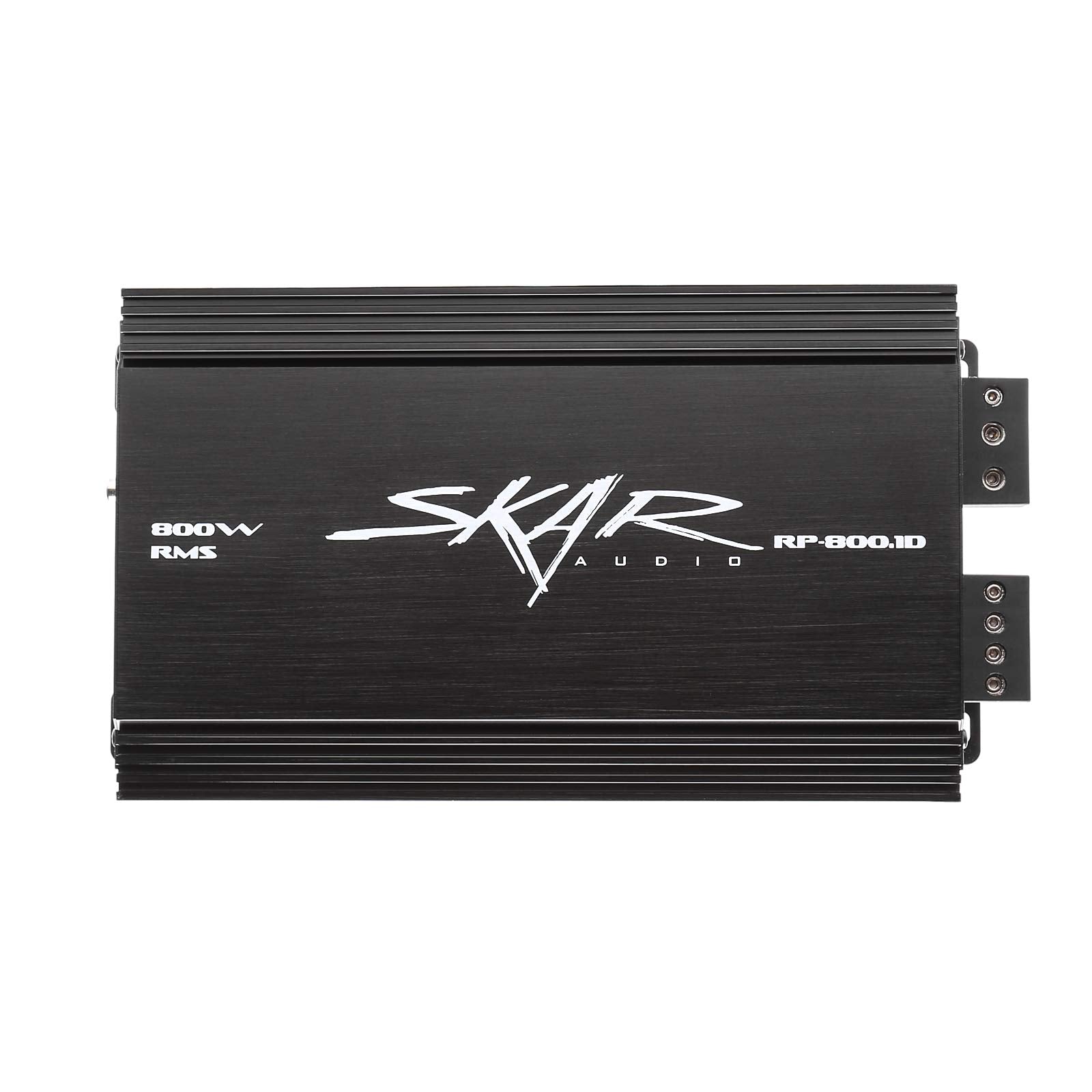 Skar Audio Dual 8 1,400W SDR Series Subwoofer Bass Package with Loaded Enclosure & Amplifier - Black