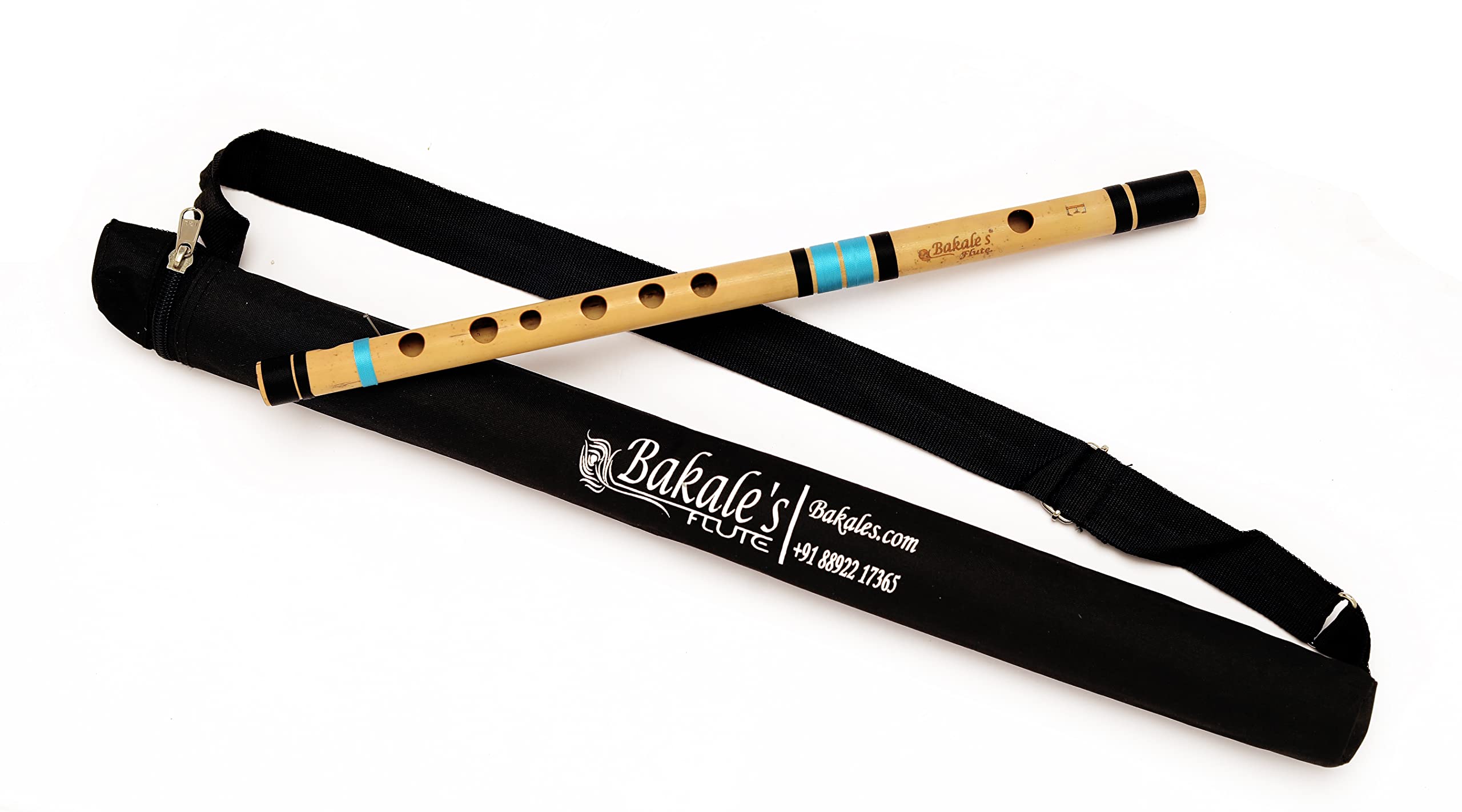 Bakale Flutes E Bass Bansuri Flute Left Handed  30 Inches  440Hz
