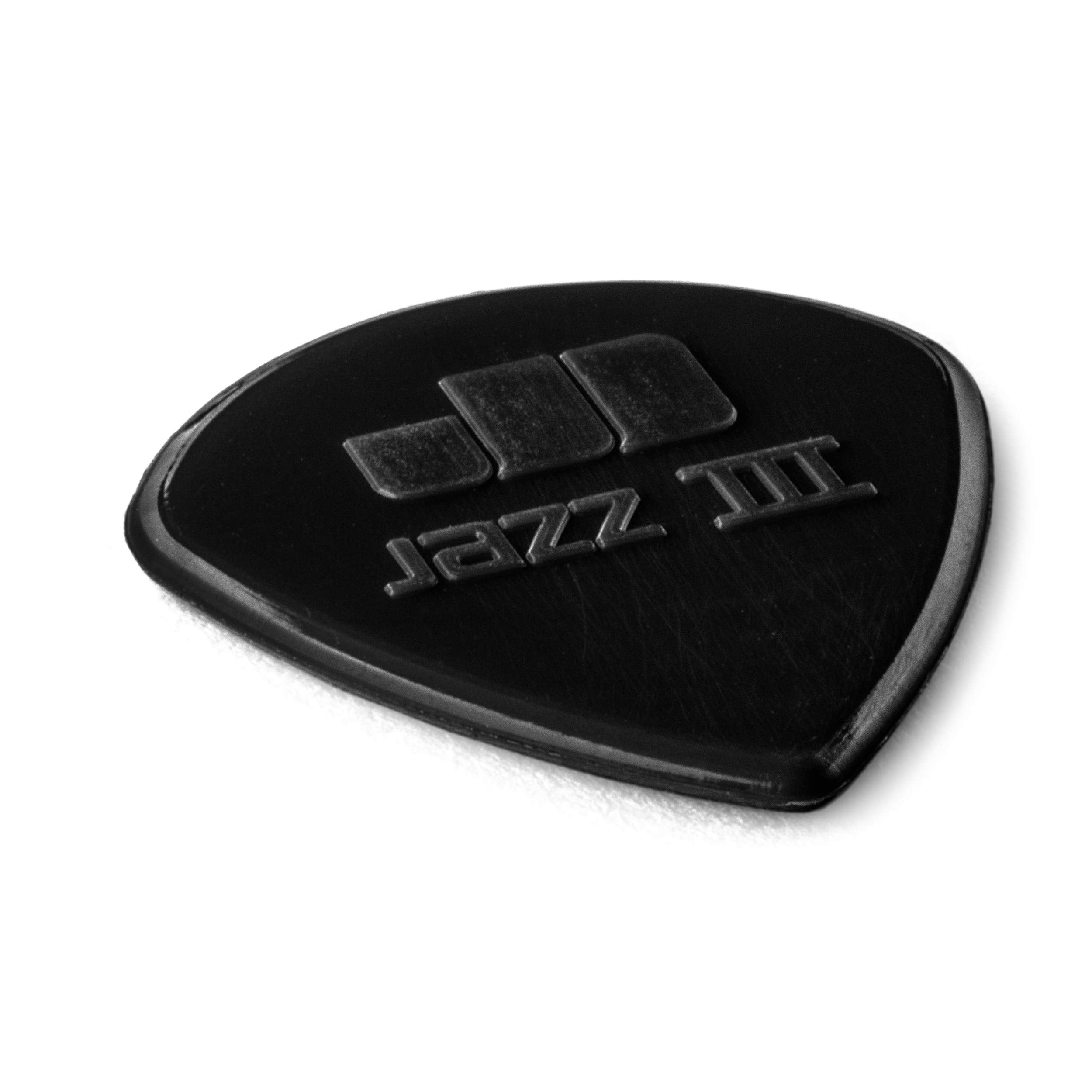 Jim Dunlop 47P3S Nylon Jazz Iii, Black, 1.38Mm, 6/Player'S Pack