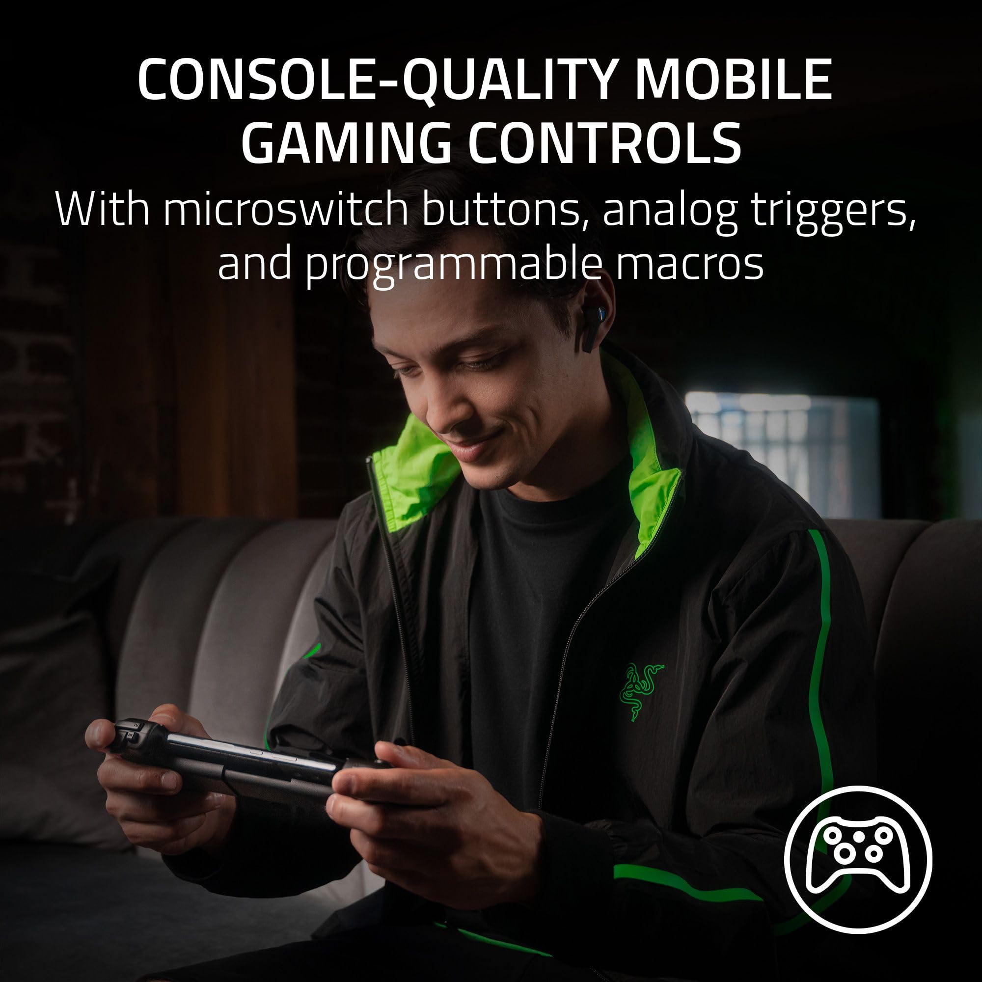 Razer Kishi V2 Gaming Controller For Android & Iphone 15 Series (Usb C): Console Quality Controls - Stream Pc, Xbox, Playstation