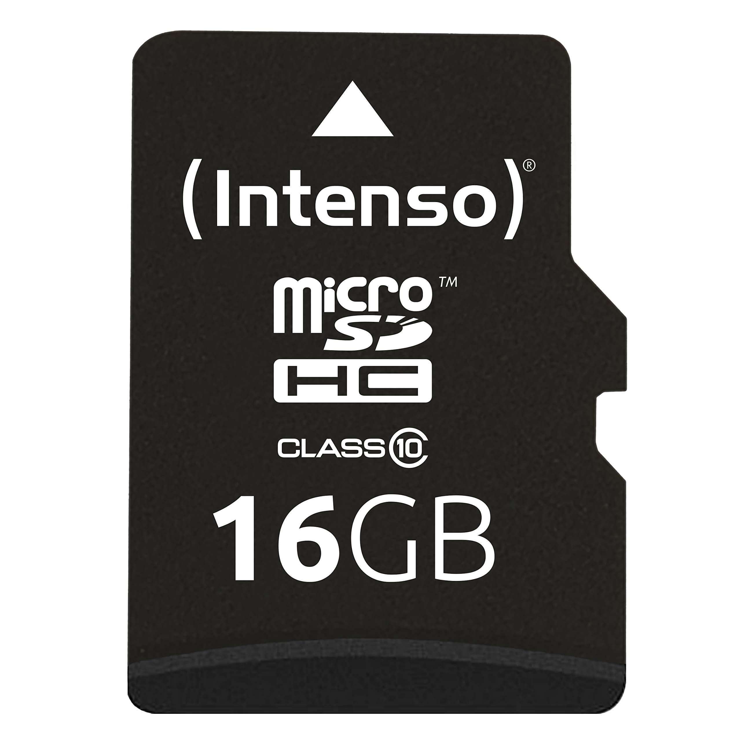 Intenso 16Gb Micro Sd Card Class 10 (3413470)