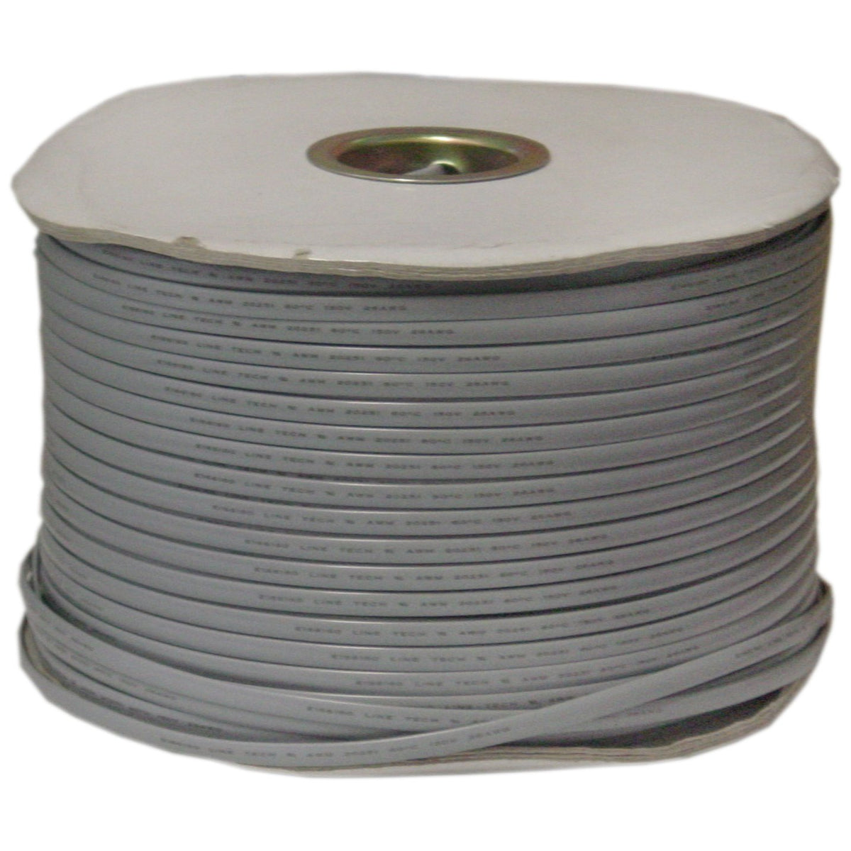 1000 Feet Bulk Flat Telephone Cord, Silver Satin, 26/6 (26 Awg 6 Conductor), Telephone Cable Spool, Bulk Telephone Wire, Cablewh