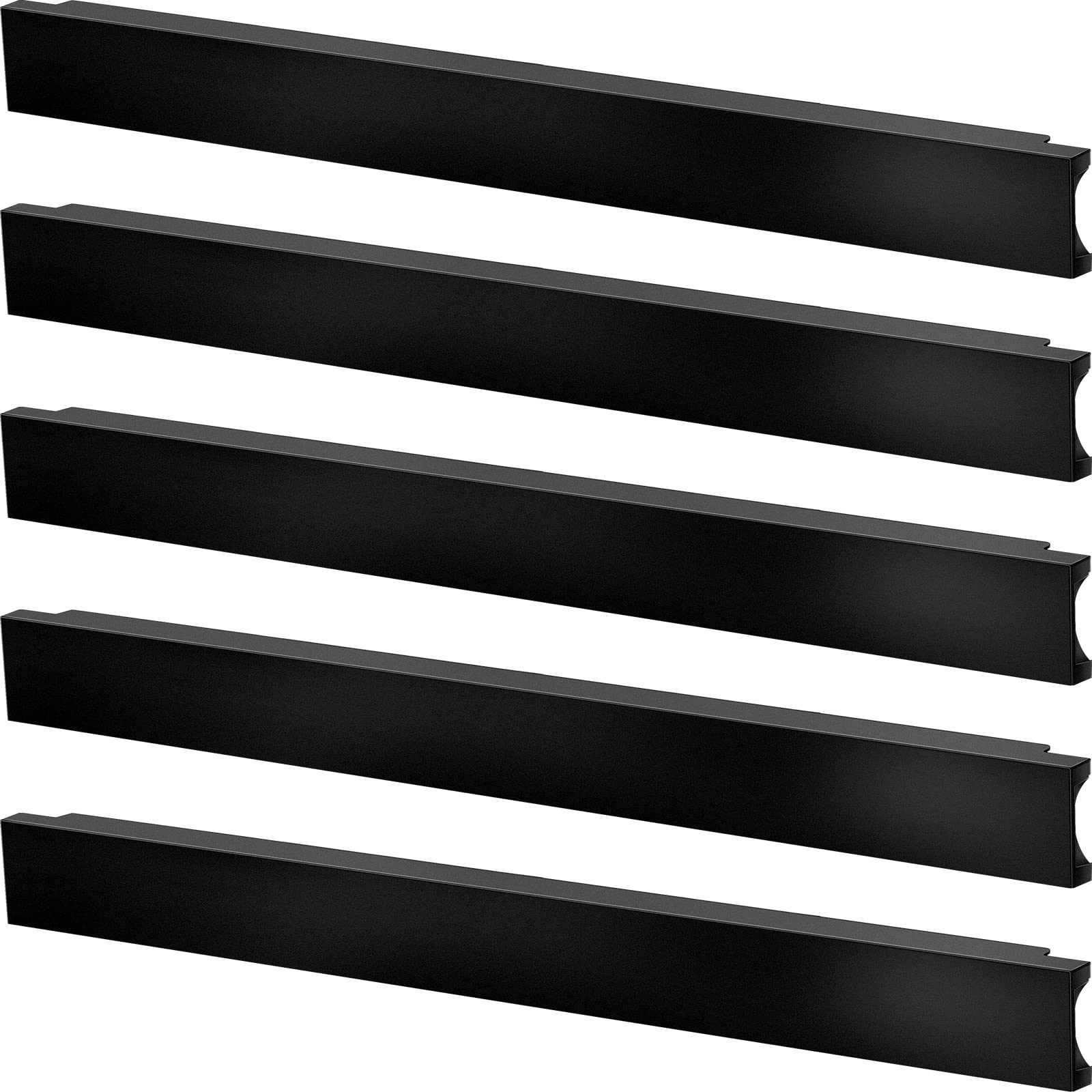 10 Blanking Panels - 1U Rack Shelf, Black, Tool-Less, Disassembled, for 19 Inch Server Rack Cabinet or Enclosure
