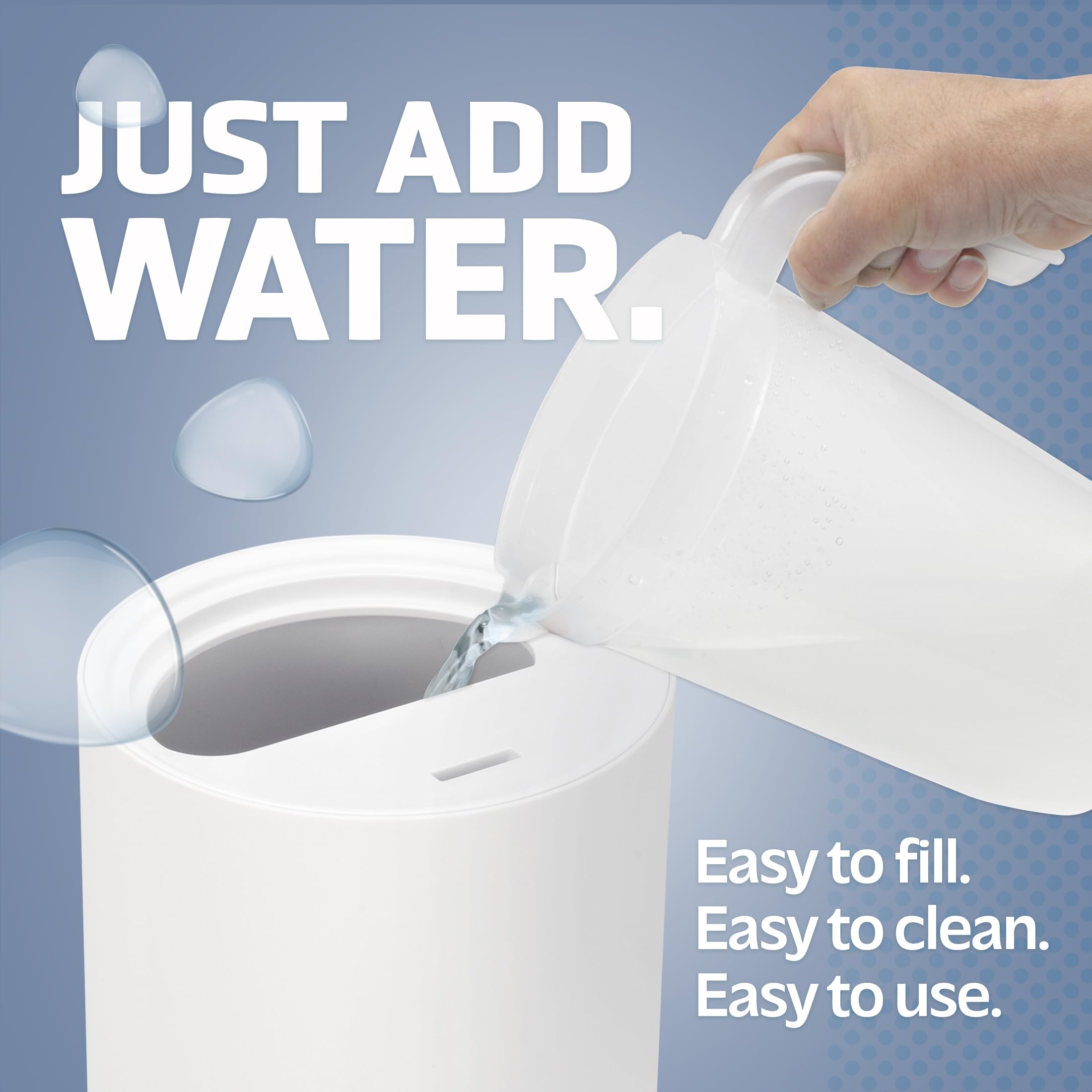 Pureguardian 30 Hour 0.80 Gal. Top Fill Cool Mist Ultrasonic Humidifier For Home With Aromatherapy Tray, Covers 320 Sq. Ft, Whit