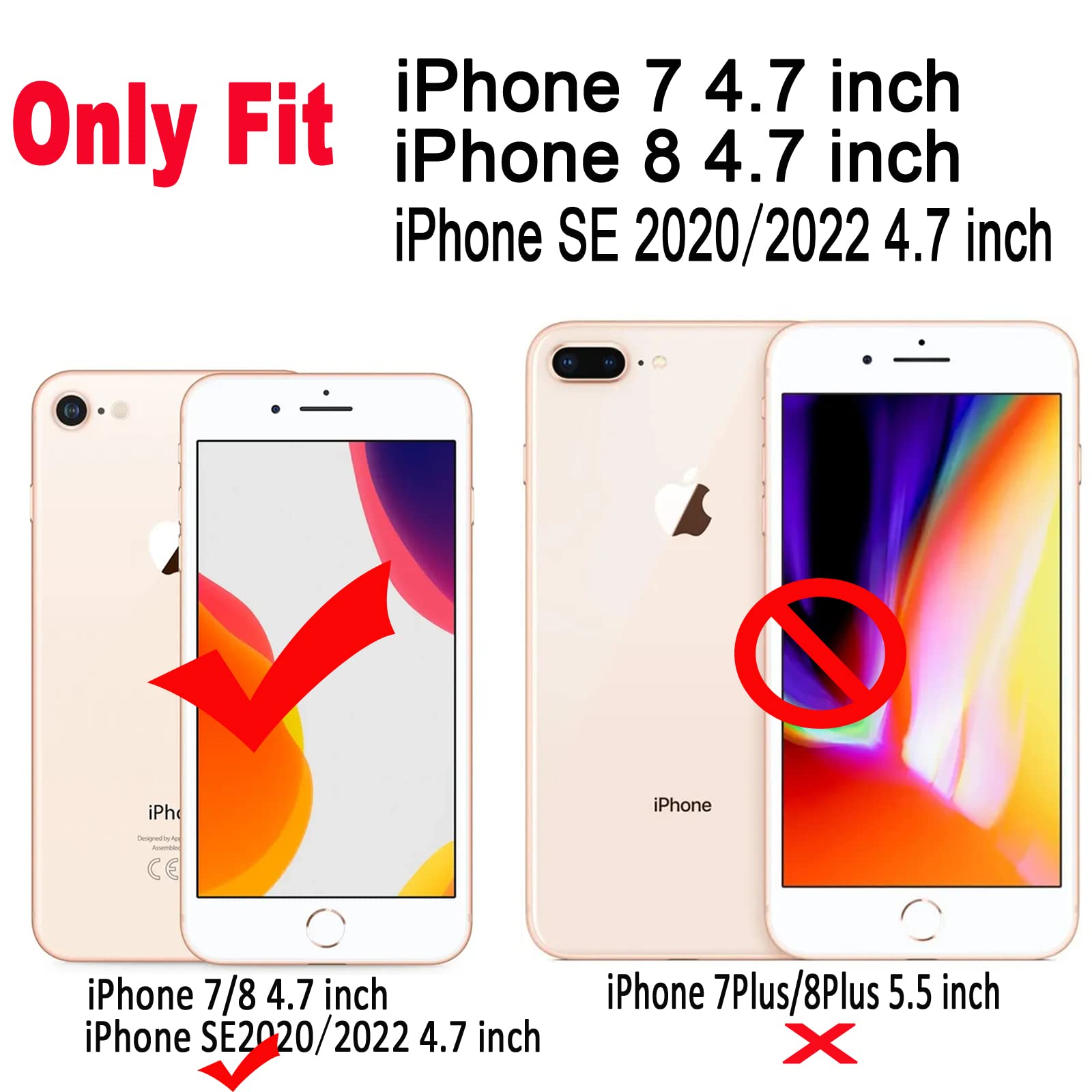 Qokey For Iphone Se Case,Iphone 8 Case,Iphone 7 Case,Cute Clear Glitter Curly Wave Design Case, Transparent Bling Shiny Protecti